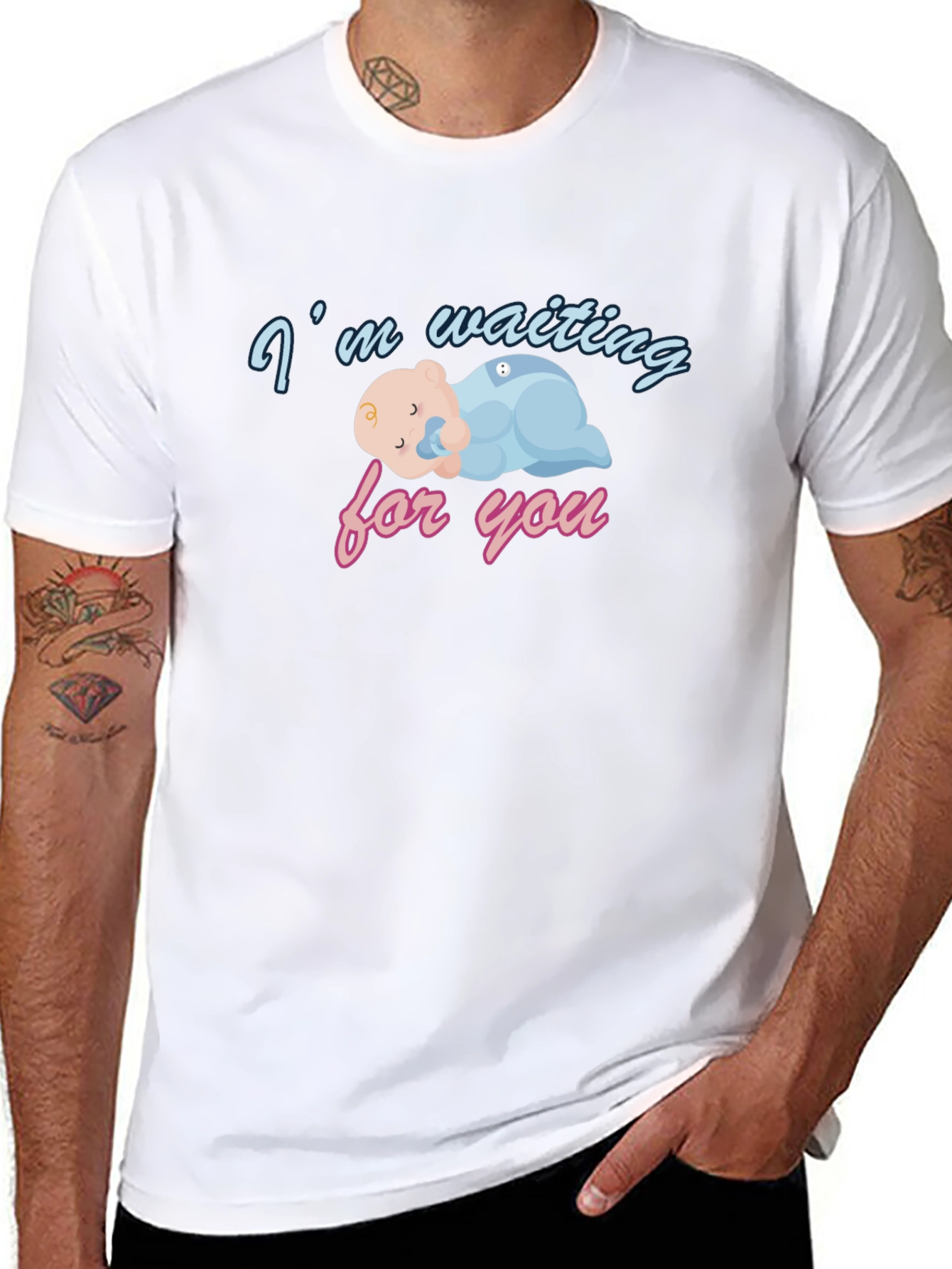 Im Waiting For You Baby T-Shirt