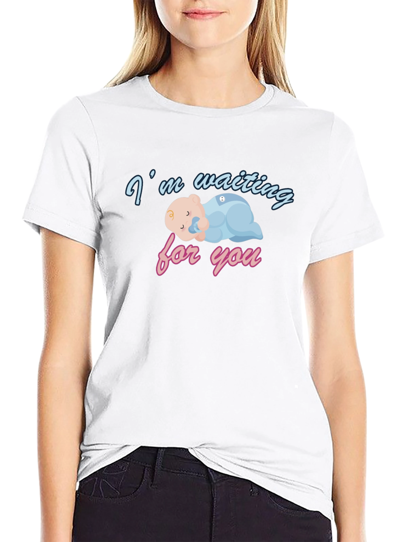 Im Waiting For You Baby T-Shirt