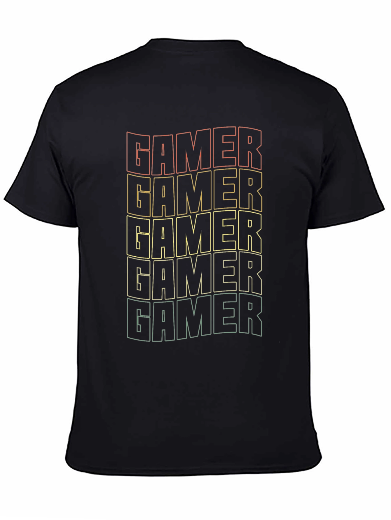 Retro Gamer T-Shirt - Black Gaming Tee