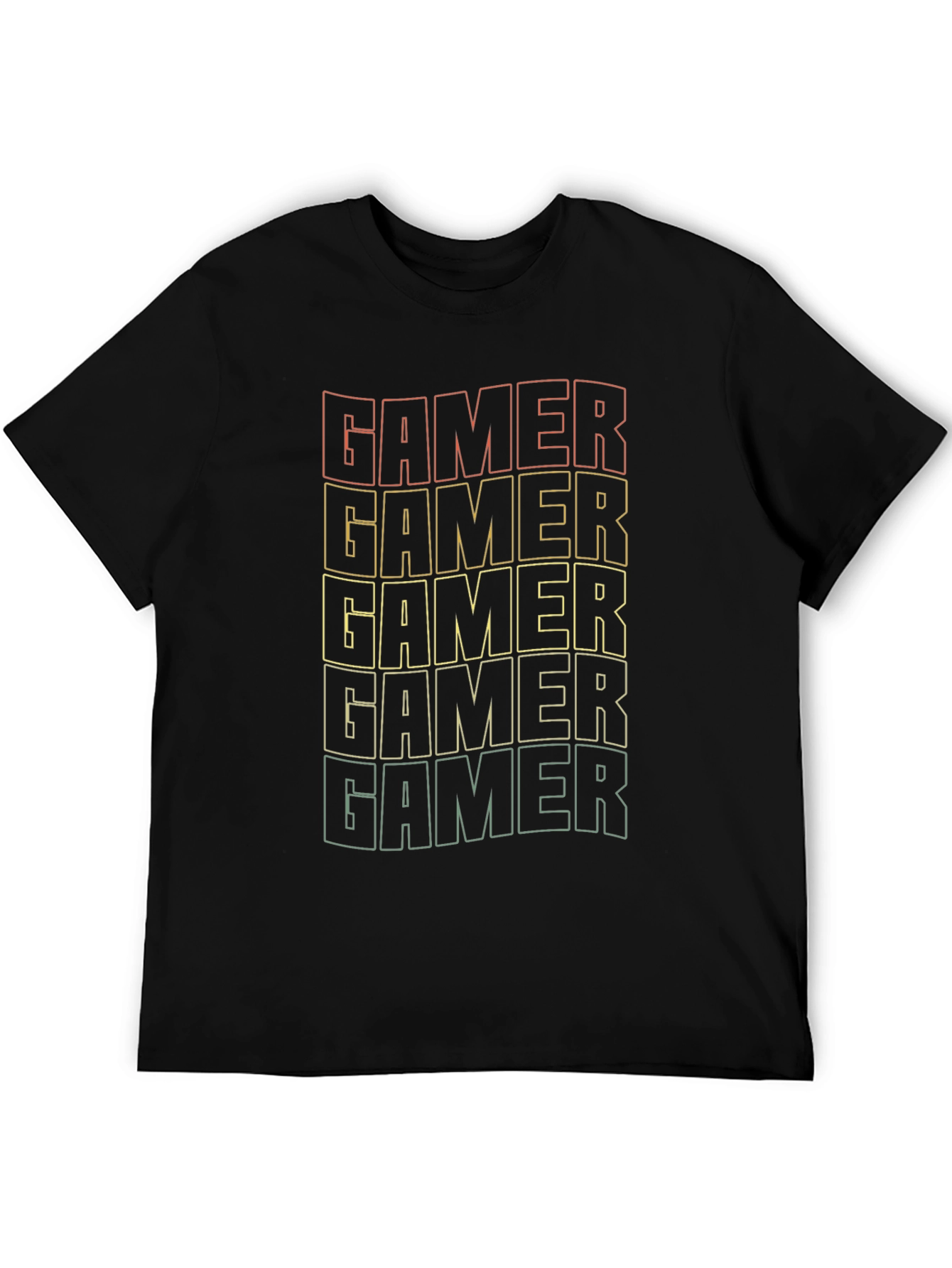 Retro Gamer T-Shirt - Black Gaming Tee