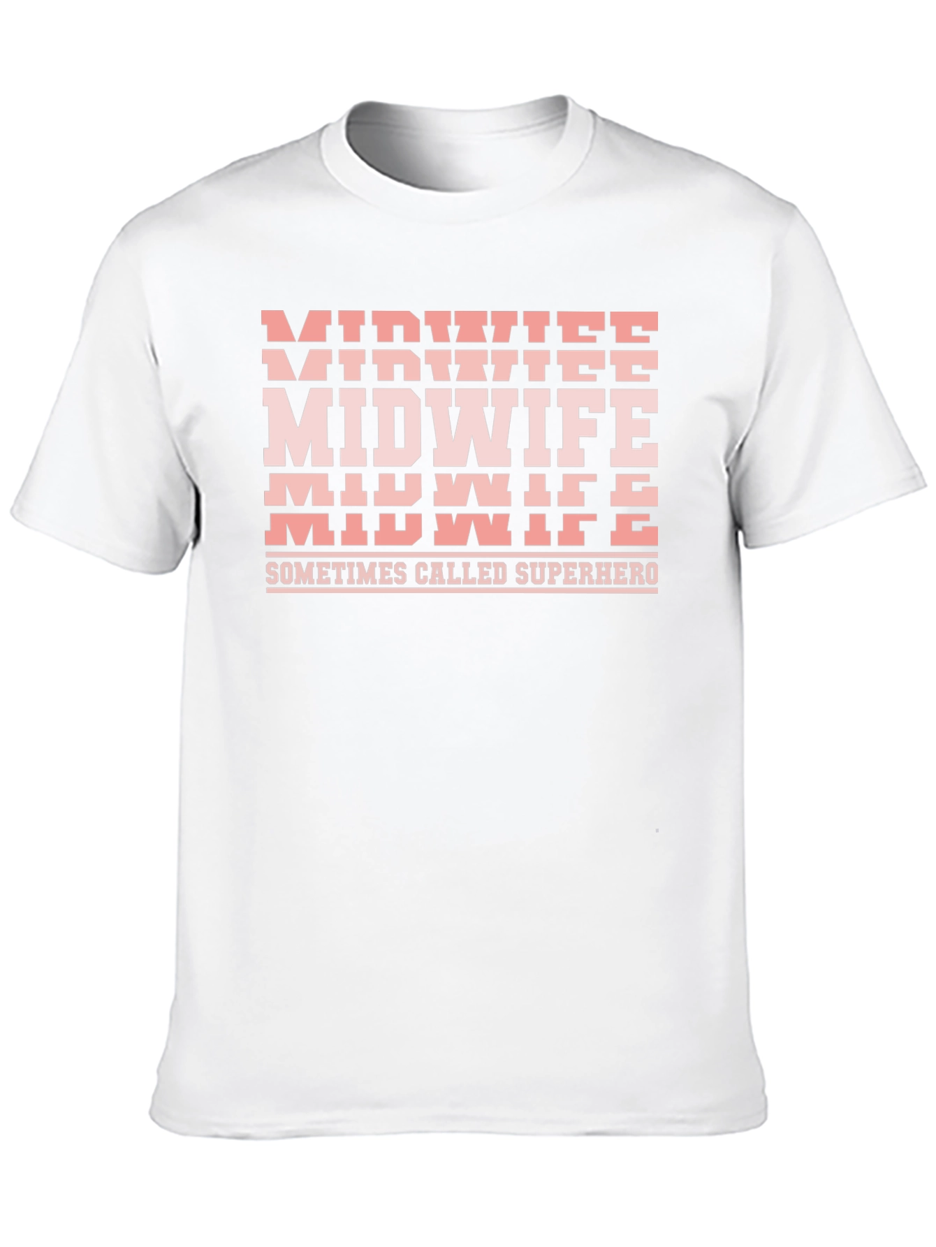 Midwife Superhero Black T-Shirt