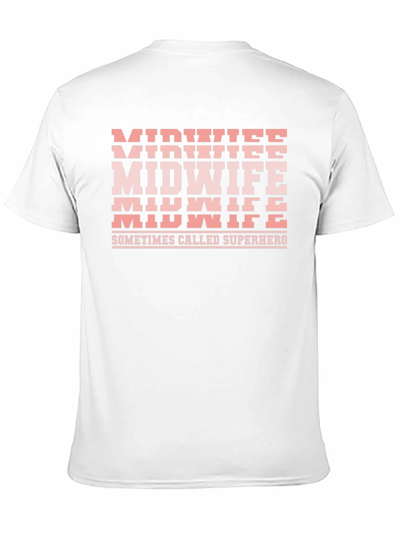 Midwife Superhero Black T-Shirt
