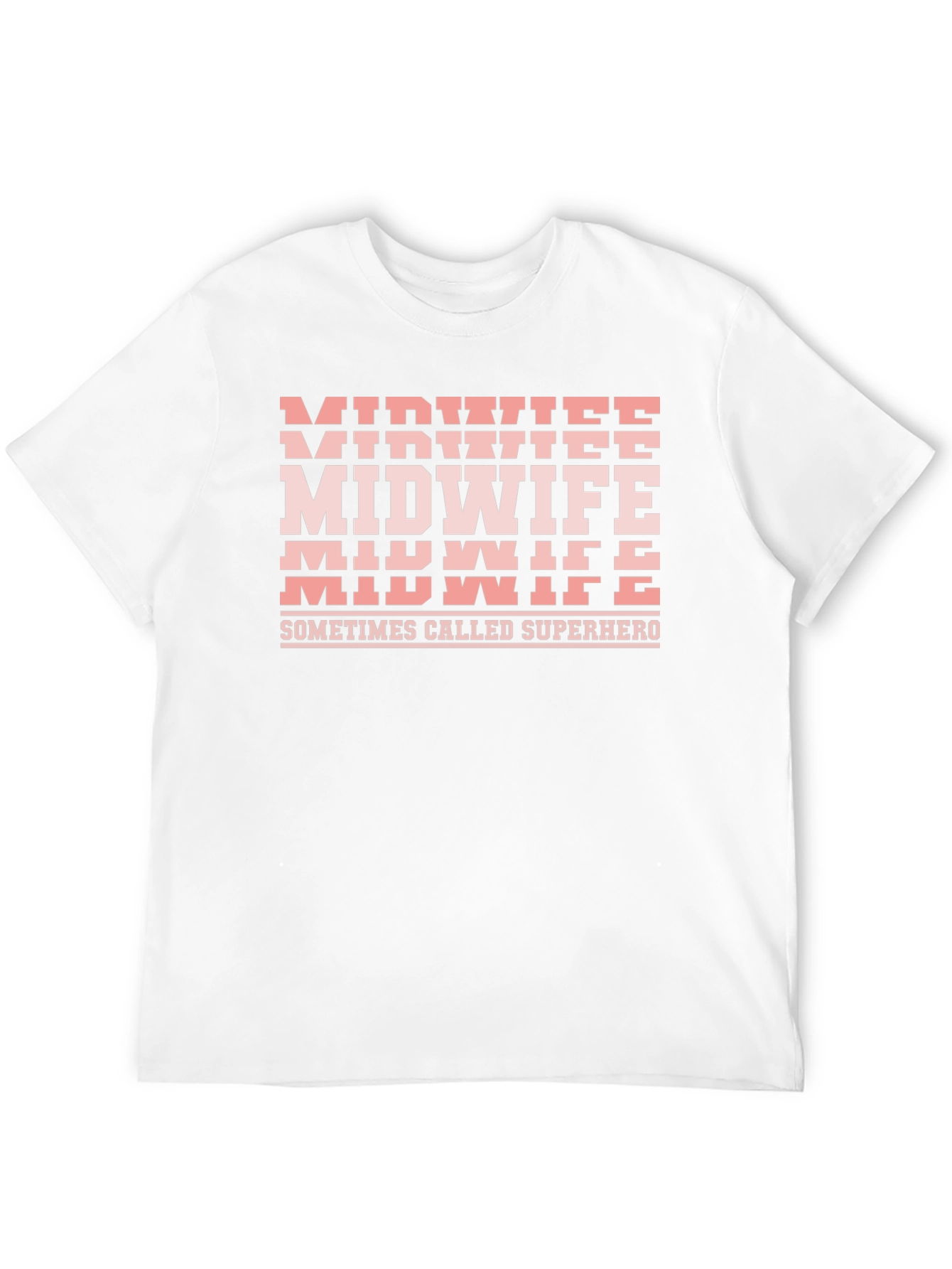 Midwife Superhero Black T-Shirt