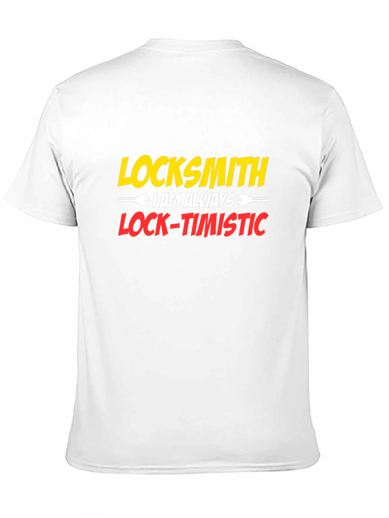 Locksmith Lock-Timistic Black Graphic T-Shirt