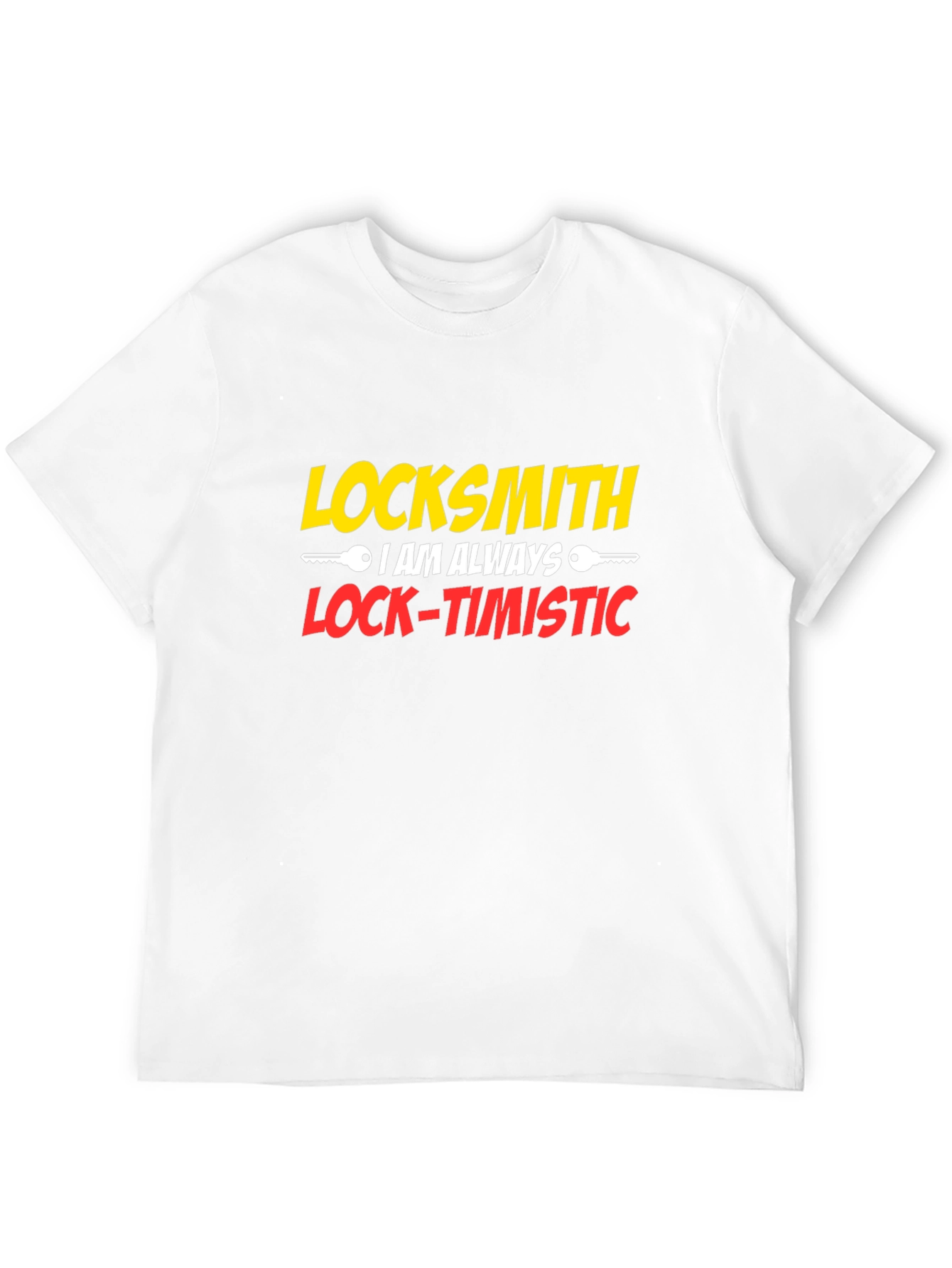 Locksmith Lock-Timistic Black Graphic T-Shirt