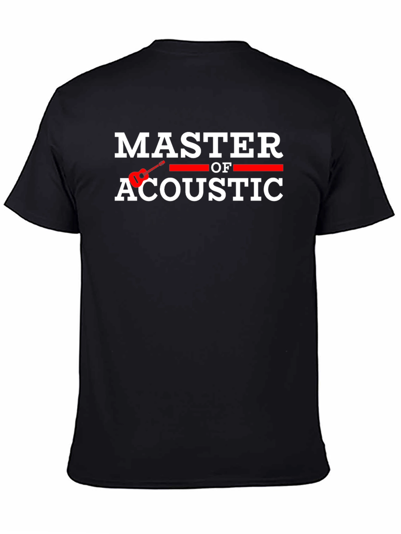 Master of Acoustic T-Shirt: Guitar Design