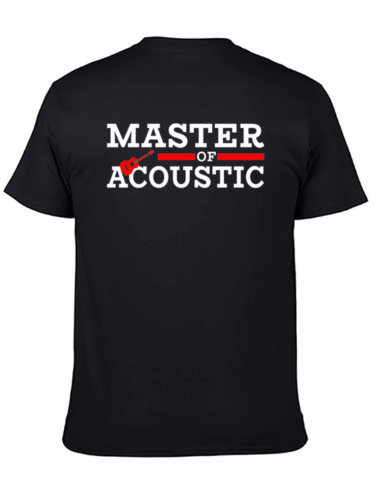 Master of Acoustic T-Shirt: Guitar Design