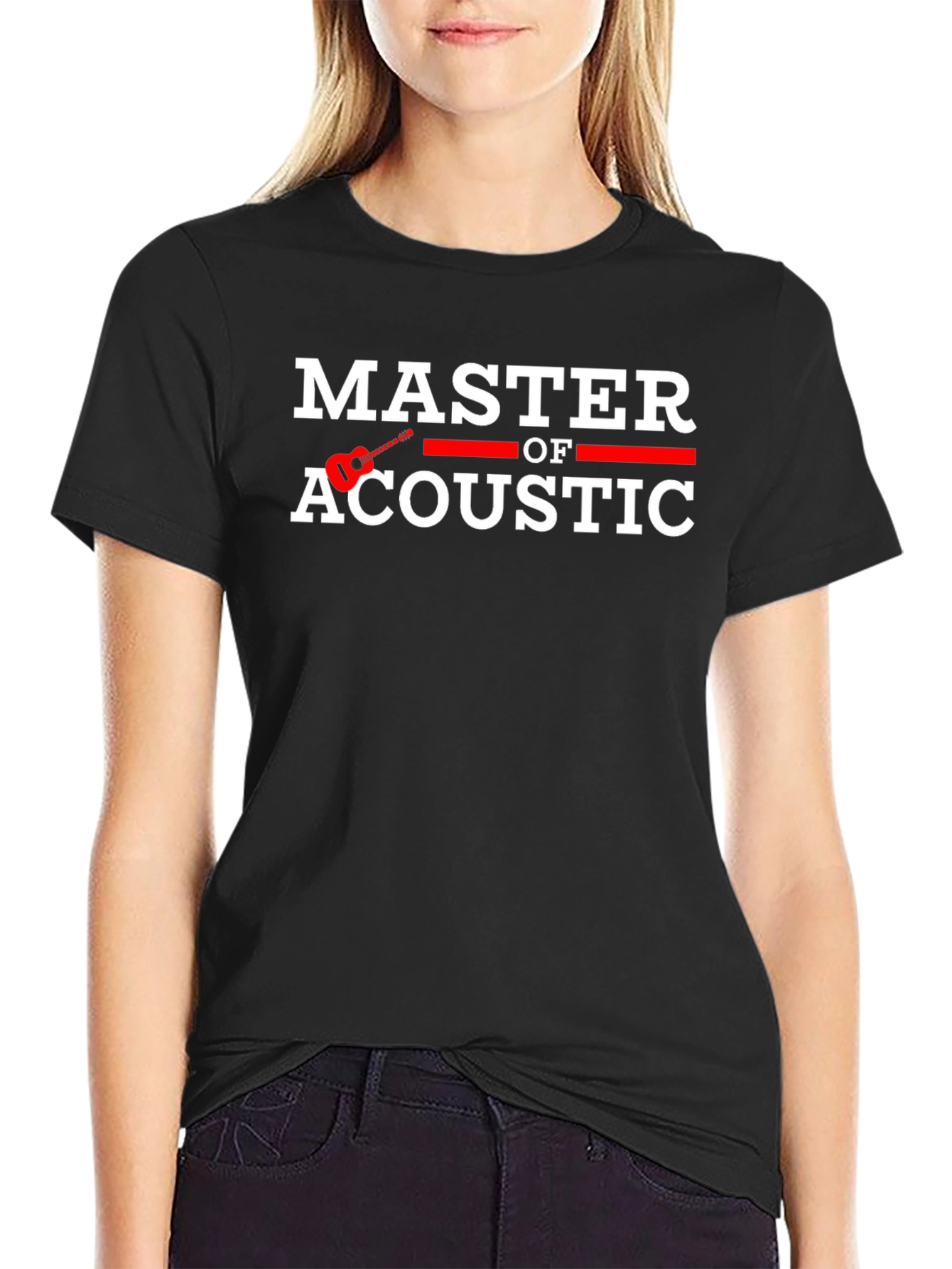Master of Acoustic T-Shirt: Guitar Design