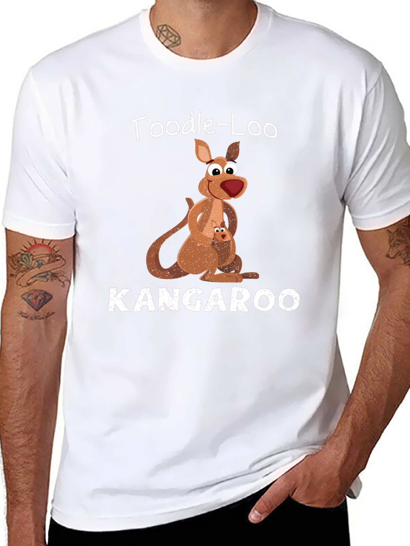 Kangaroo T-Shirt - Toodle-Loo Kangaroo Graphic Tee