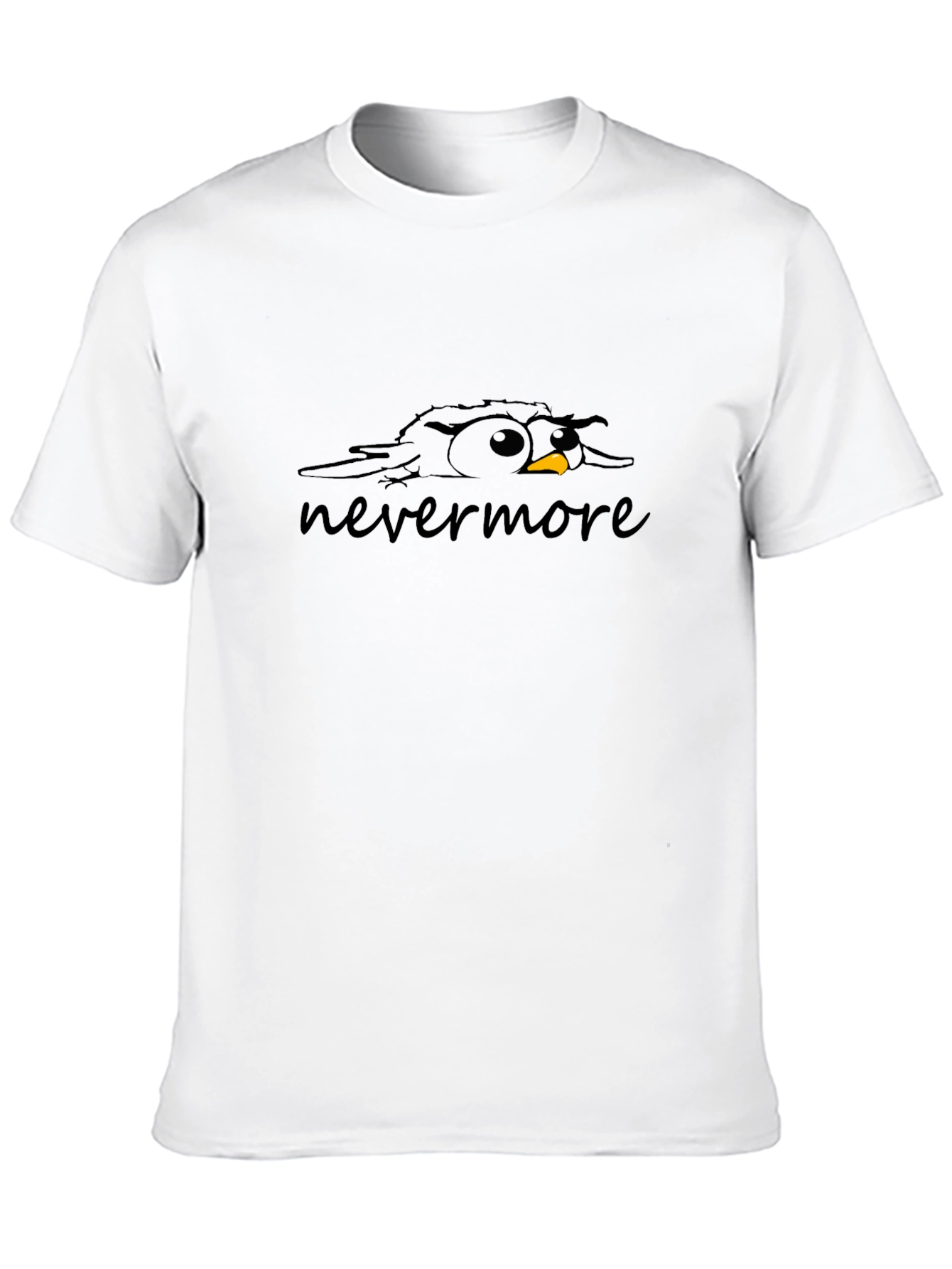 Raven Nevermore Graphic Black T-Shirt