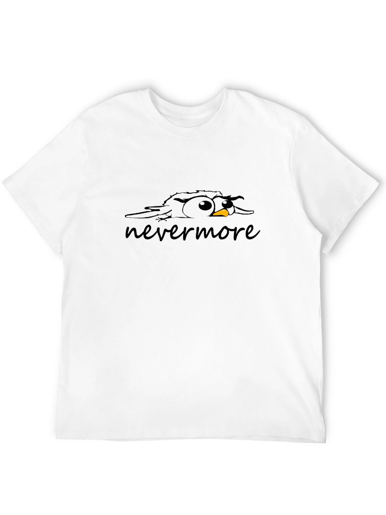 Raven Nevermore Graphic Black T-Shirt