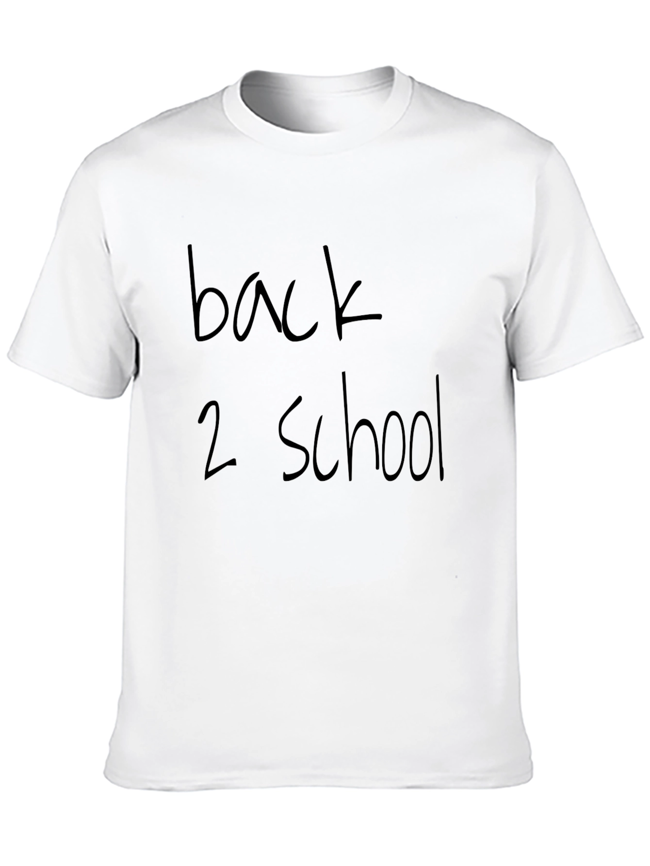 Back 2 School Black Graphic T-Shirt