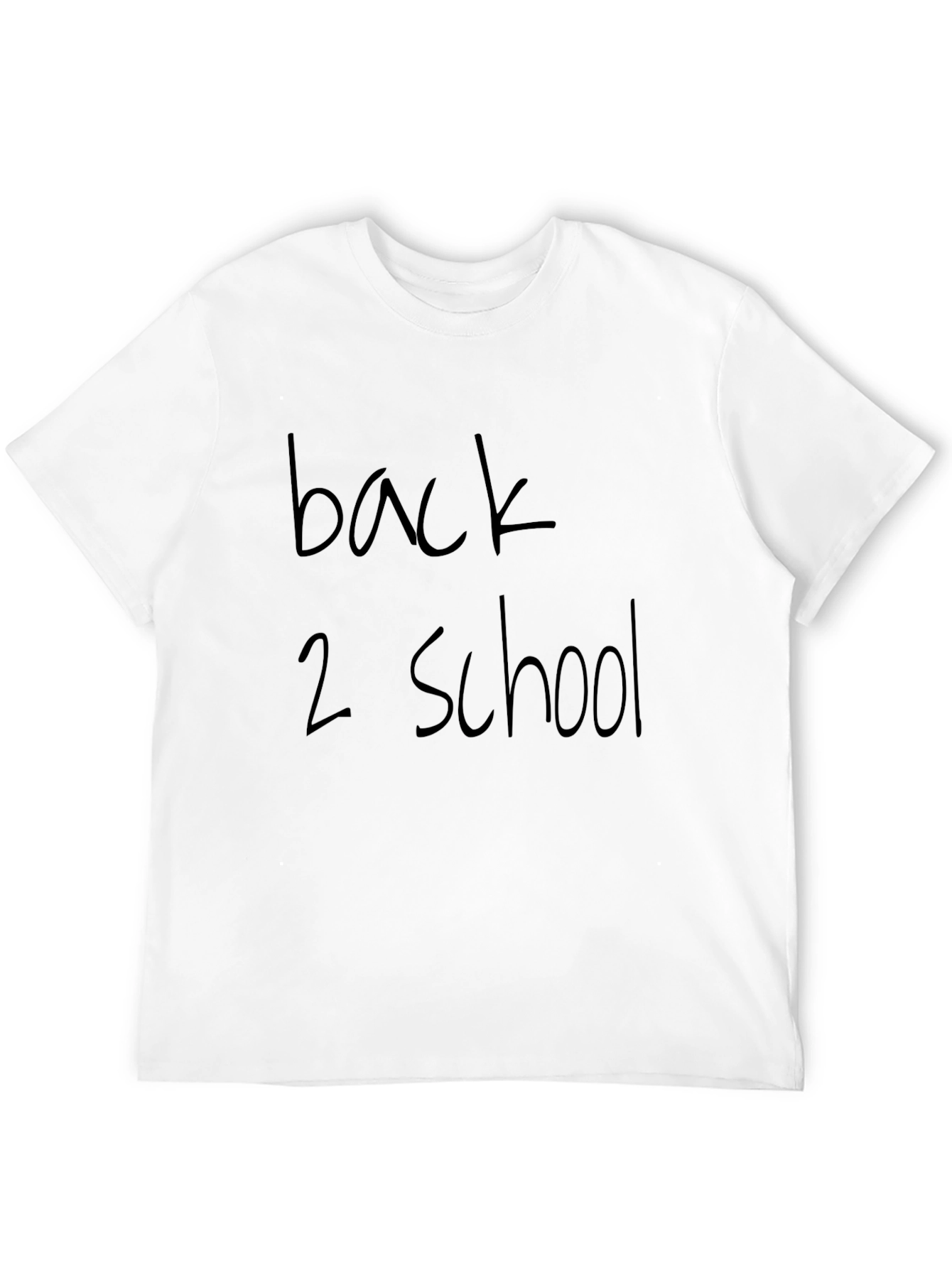 Back 2 School Black Graphic T-Shirt