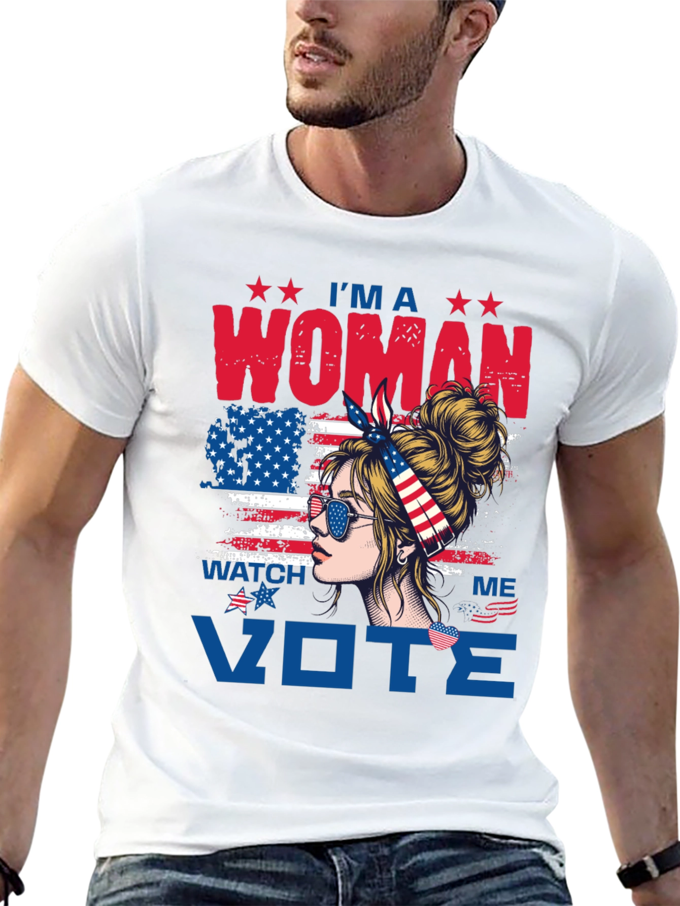 Im A Woman Watch Me Vote T-Shirt