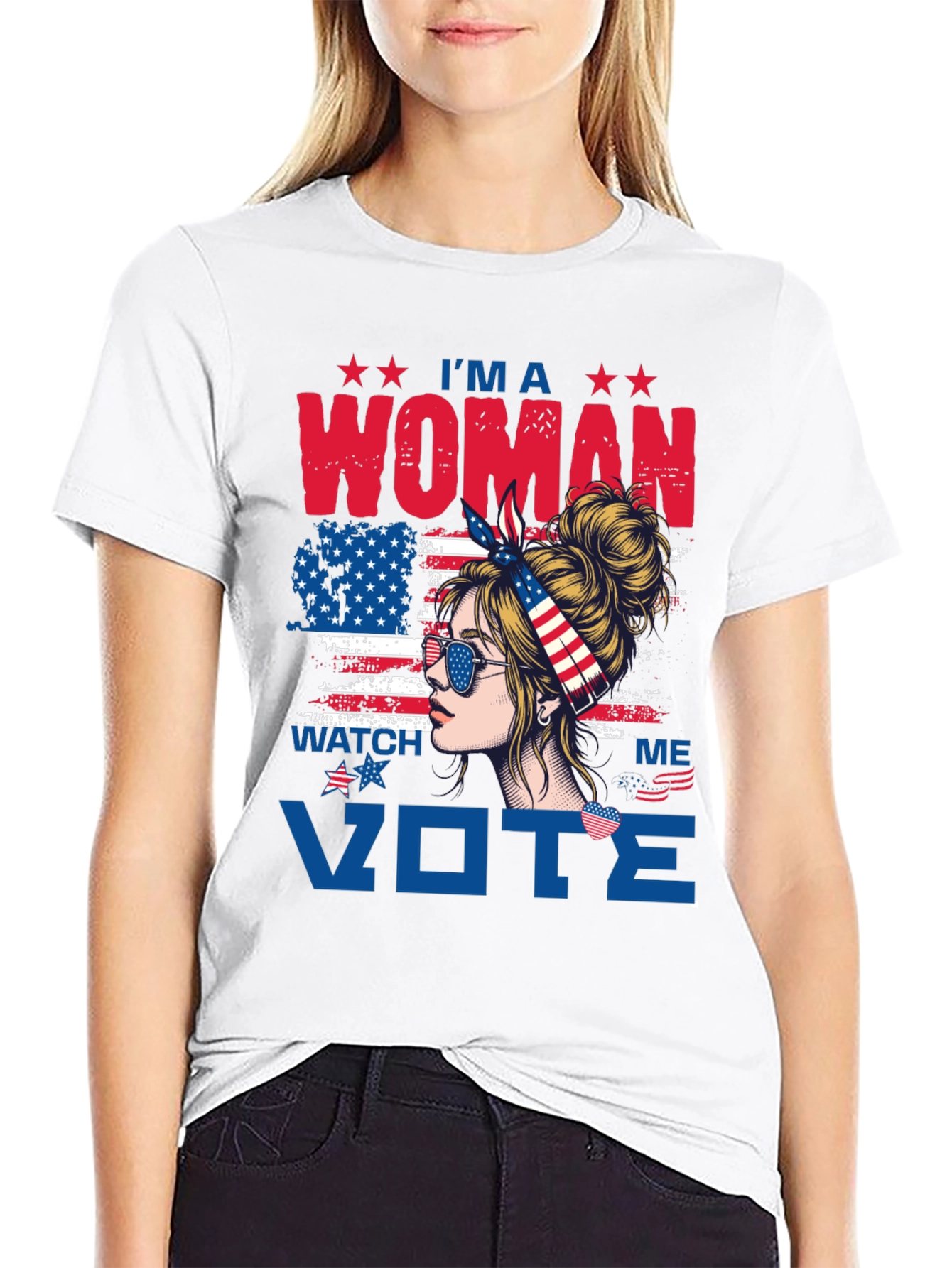 Im A Woman Watch Me Vote T-Shirt
