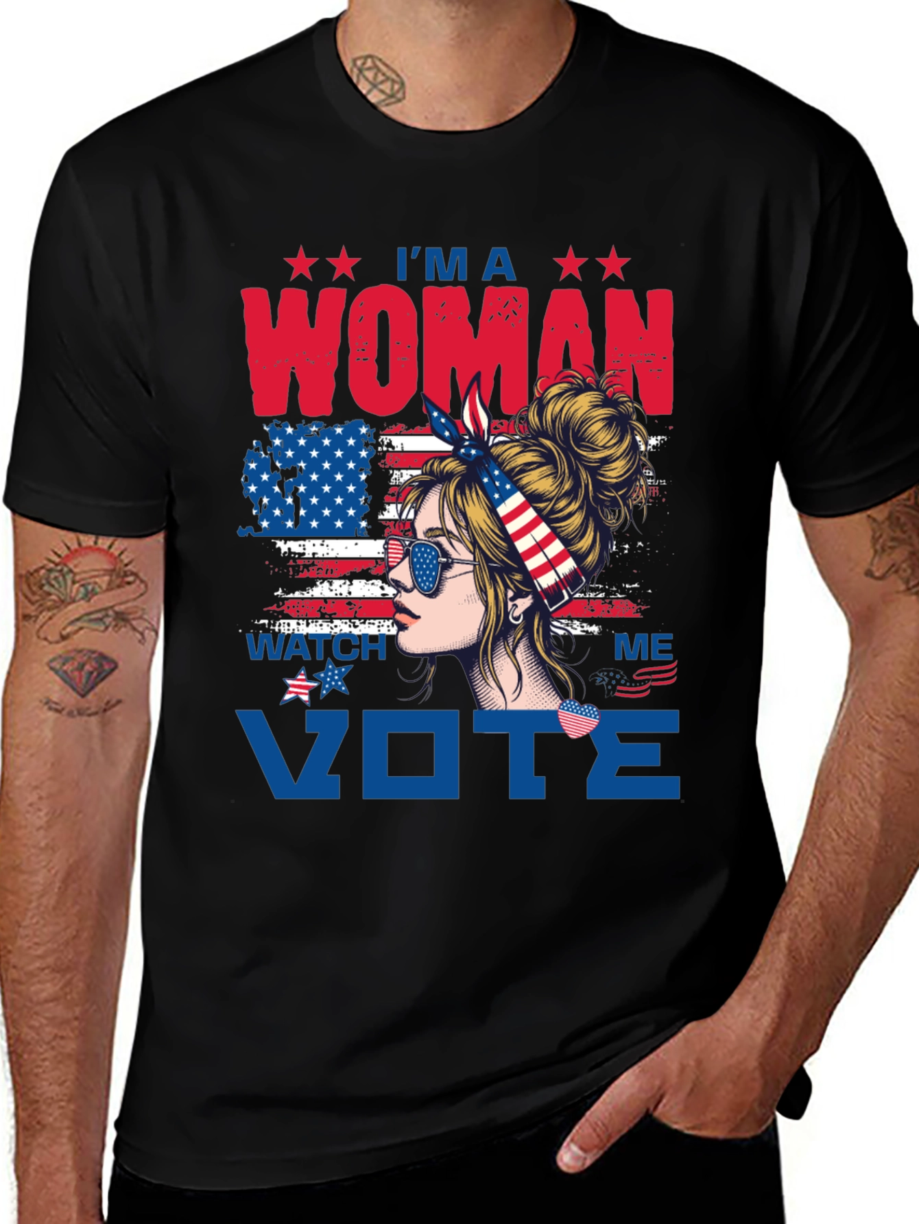 Im A Woman Watch Me Vote T-Shirt
