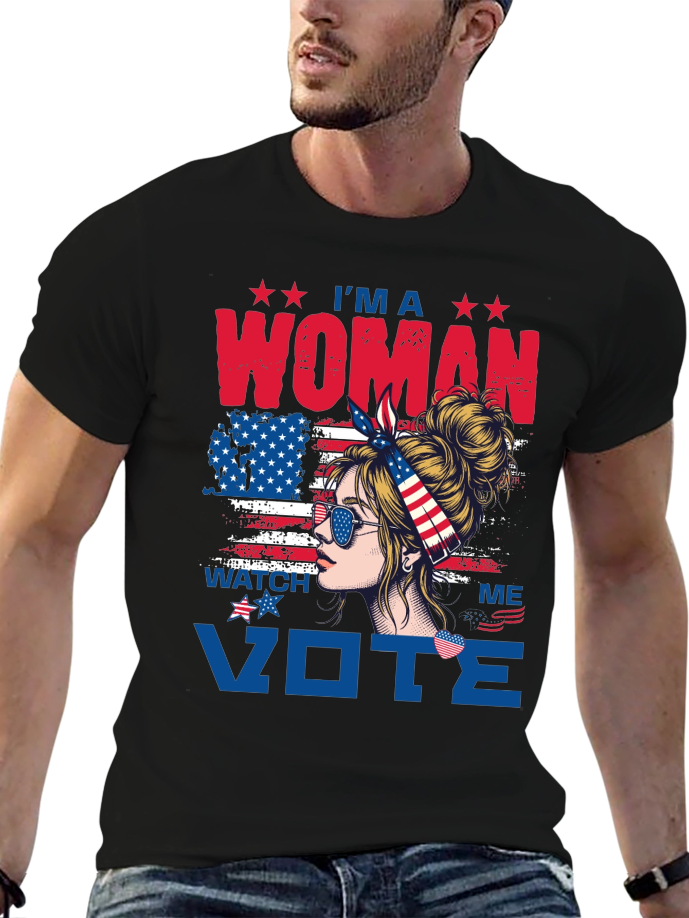 Im A Woman Watch Me Vote T-Shirt