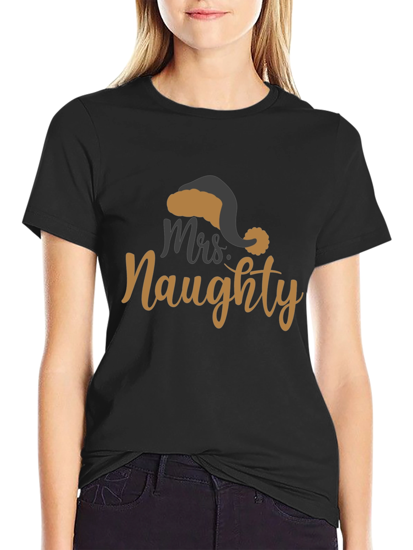 Mrs. Naughty Christmas Holiday T-Shirt