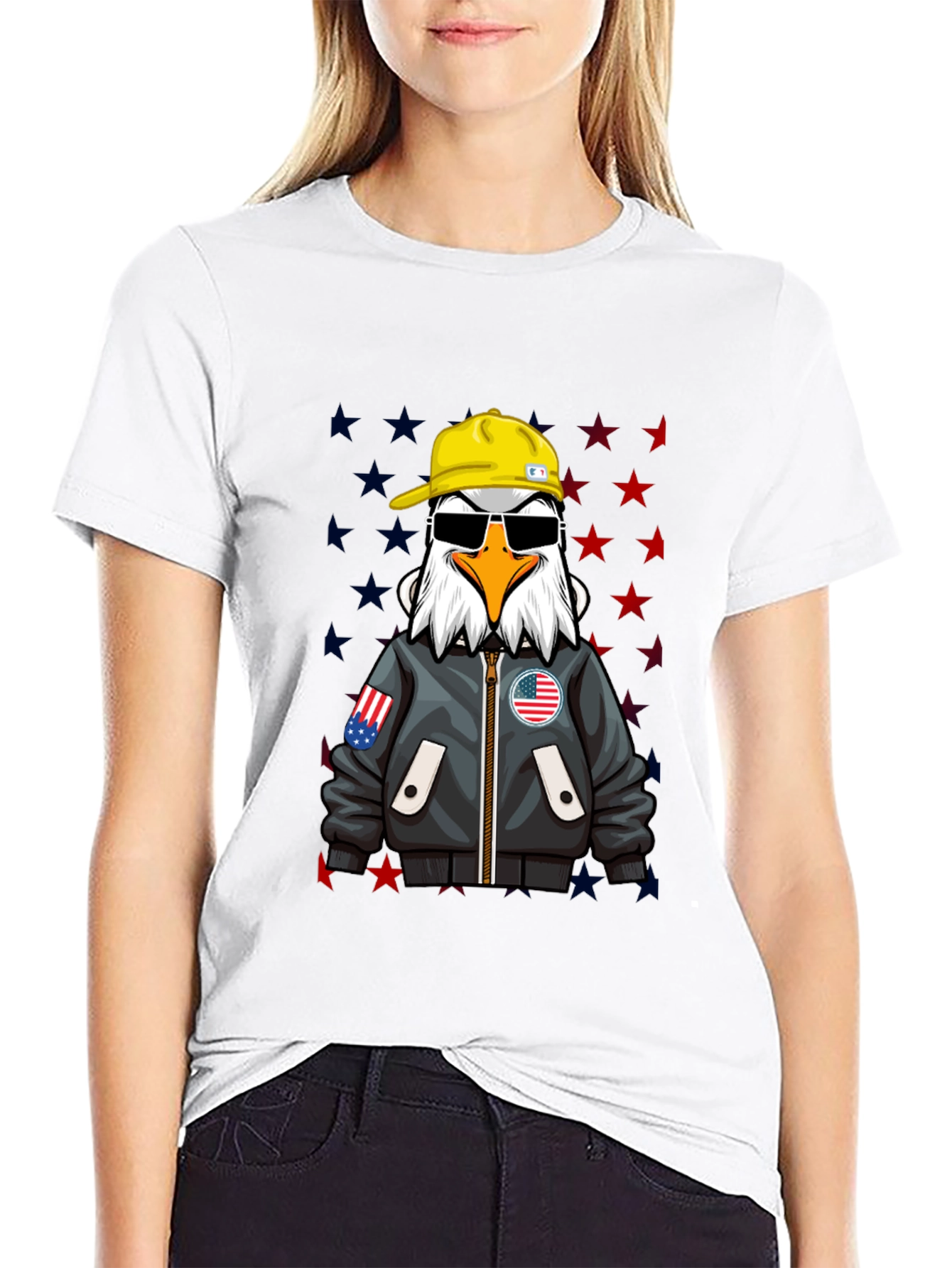 American Eagle Graphic Tee - Cool Patriotic Design