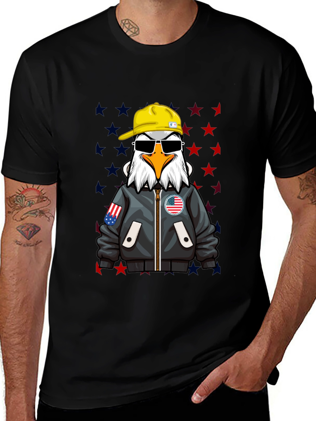 American Eagle Graphic Tee - Cool Patriotic Design