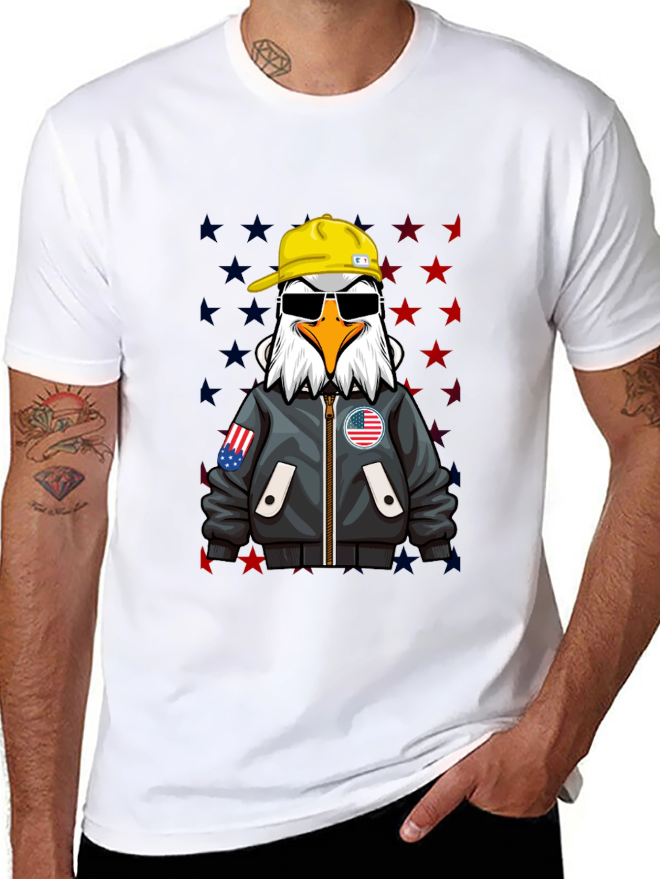 American Eagle Graphic Tee - Cool Patriotic Design