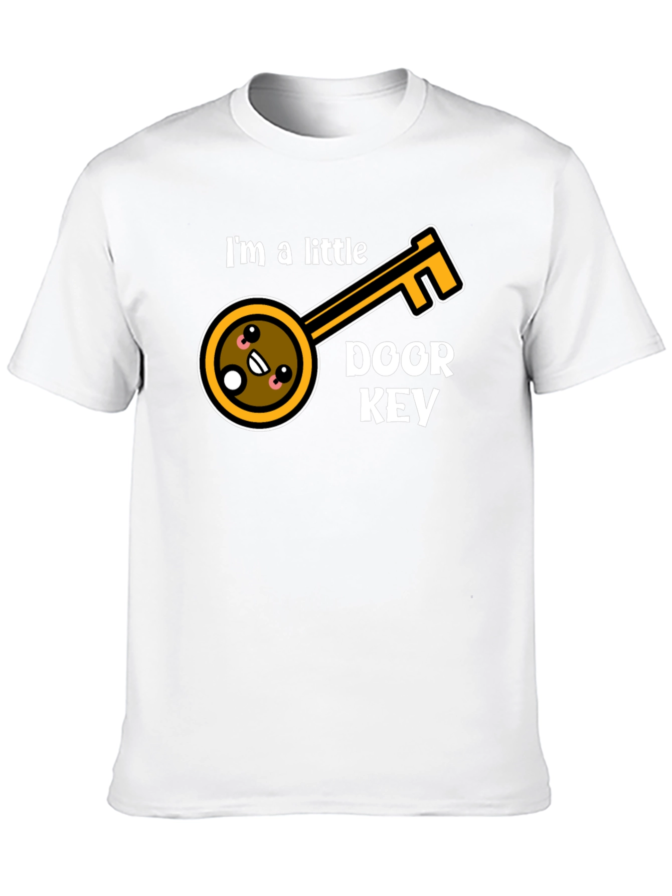 Cute Little Door Key Graphic T-Shirt