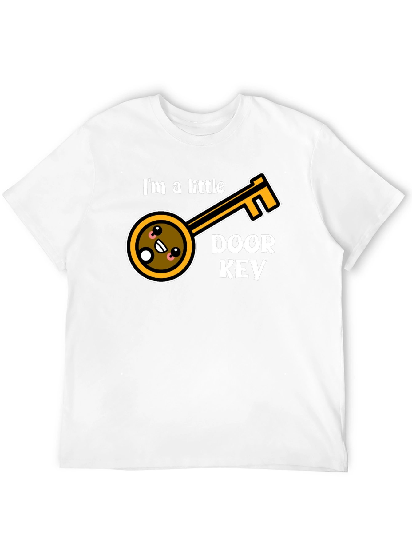 Cute Little Door Key Graphic T-Shirt