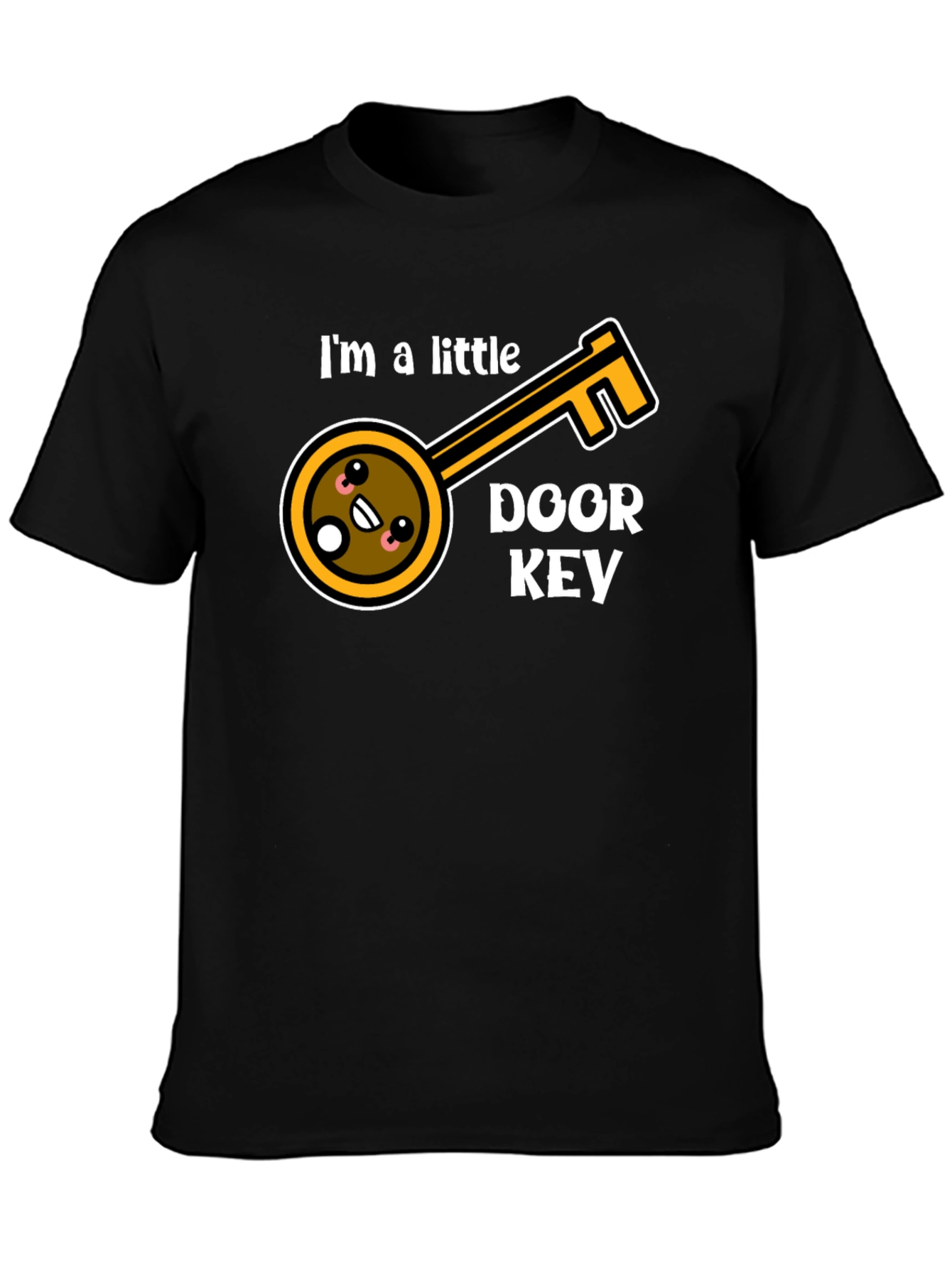 Cute Little Door Key Graphic T-Shirt