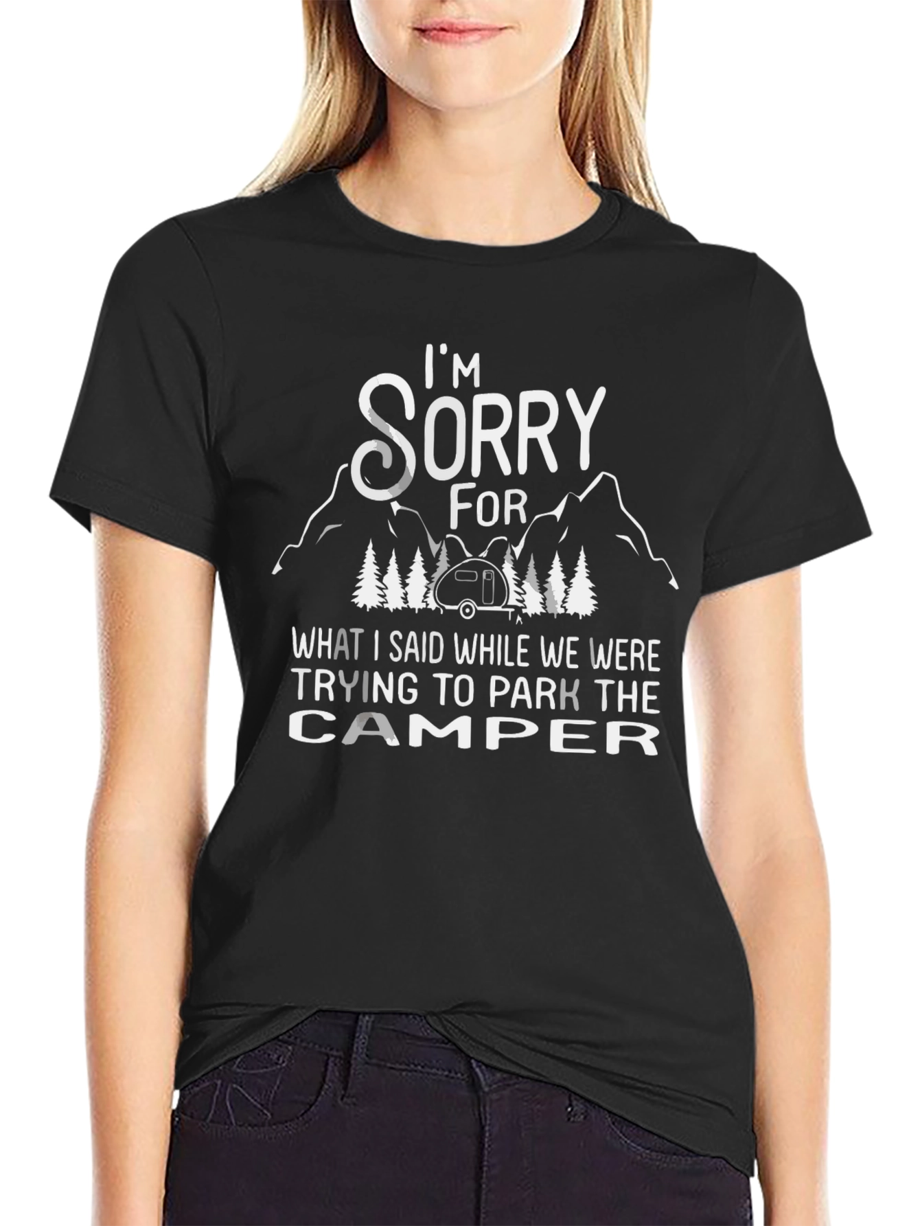 Funny Camping T-Shirt - Im Sorry Camper