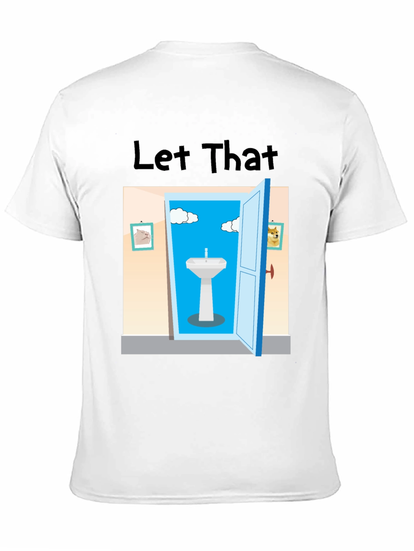 Let That Sink In Black Graphic Tee