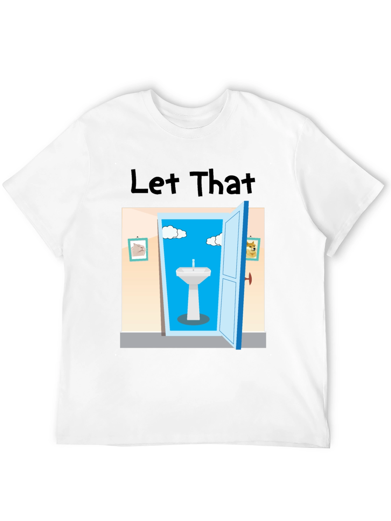 Let That Sink In Black Graphic Tee