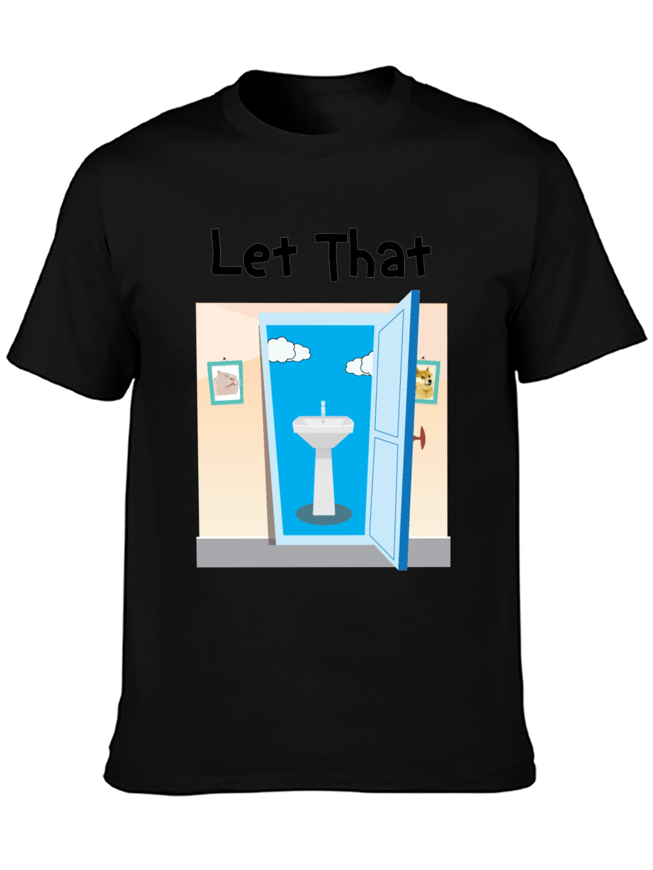 Let That Sink In Black Graphic Tee