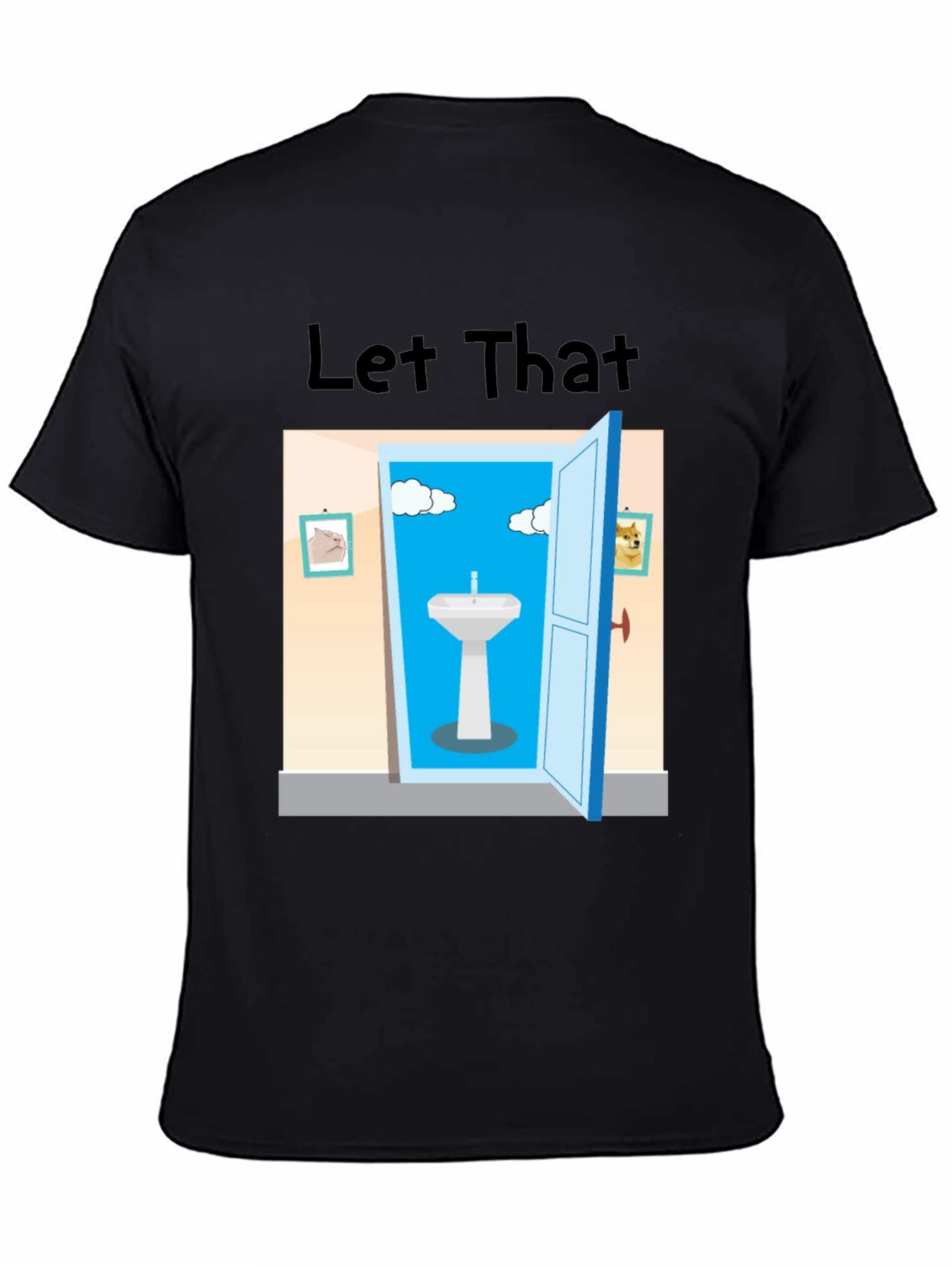 Let That Sink In Black Graphic Tee
