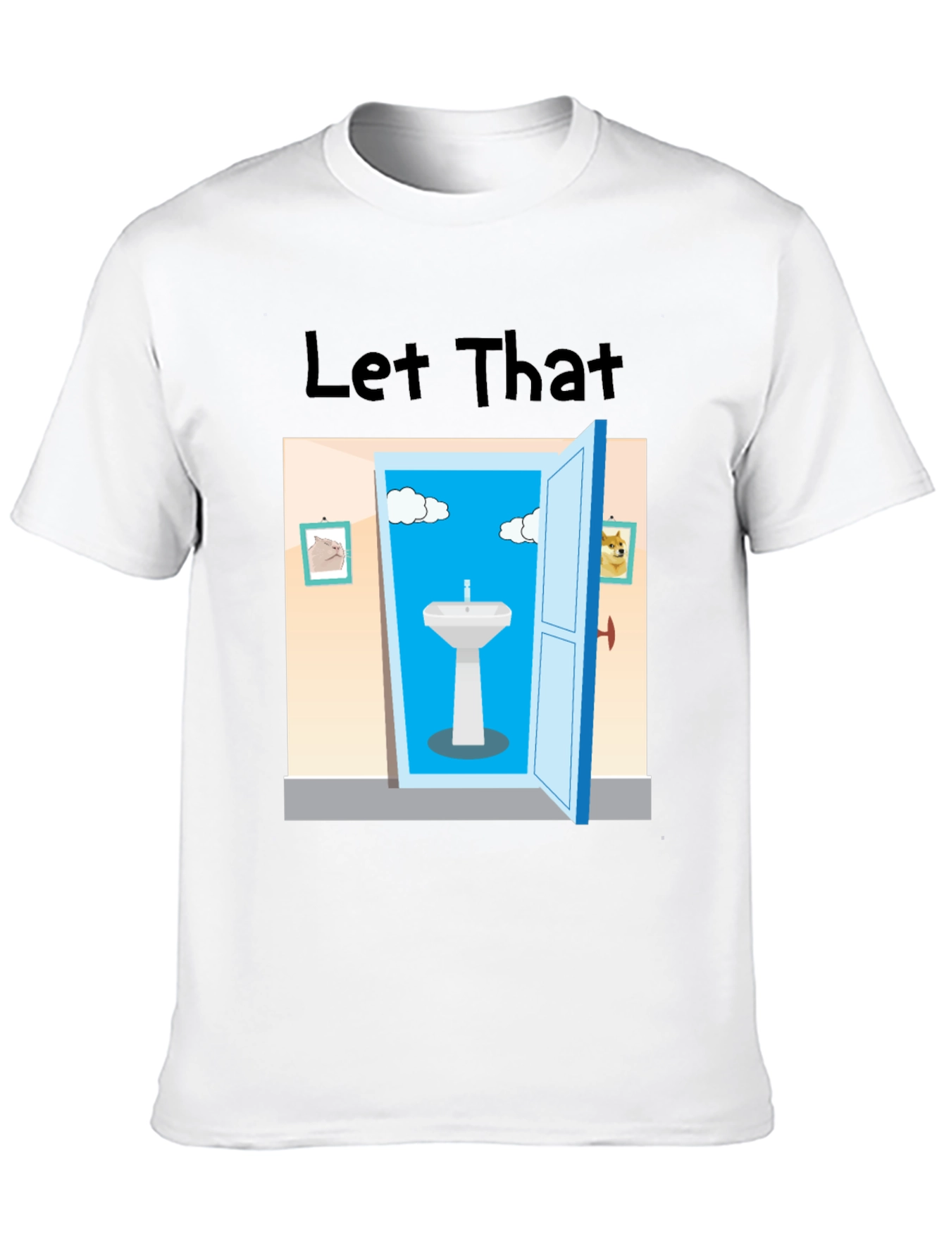 Let That Sink In Black Graphic Tee
