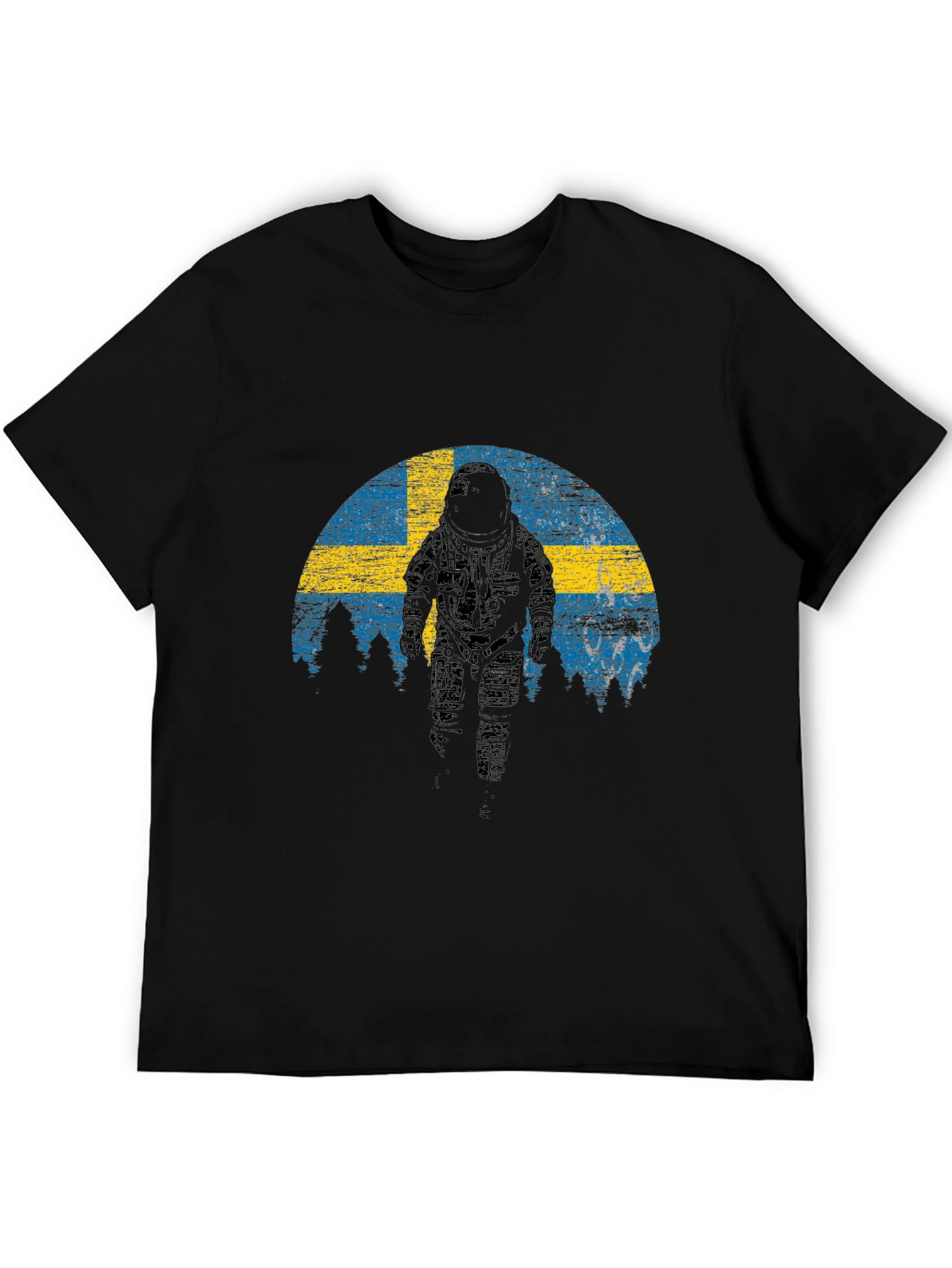 Sweden Astronaut T-Shirt - Space Adventure Tee