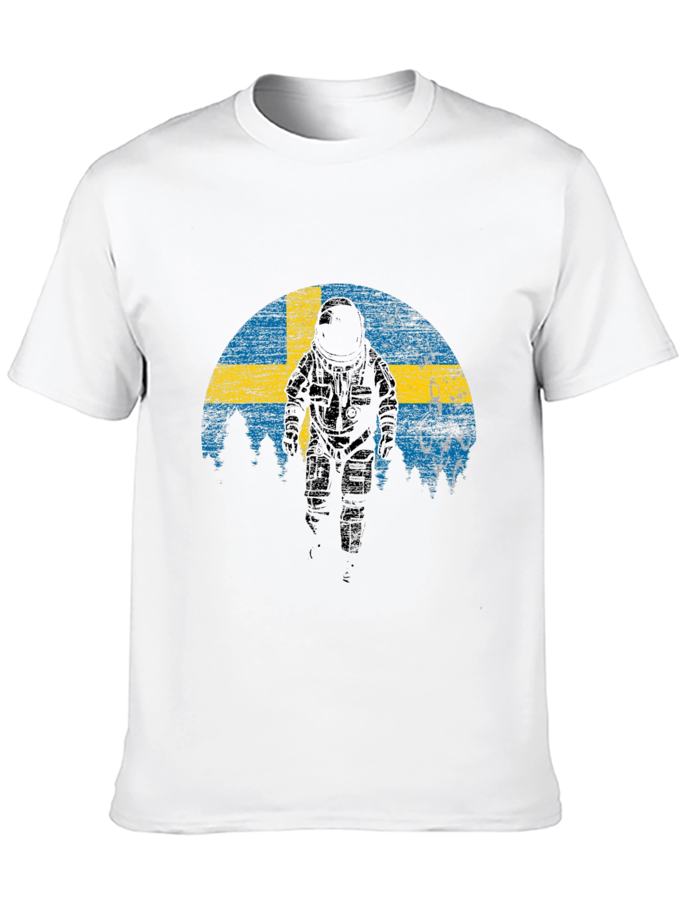 Sweden Astronaut T-Shirt - Space Adventure Tee