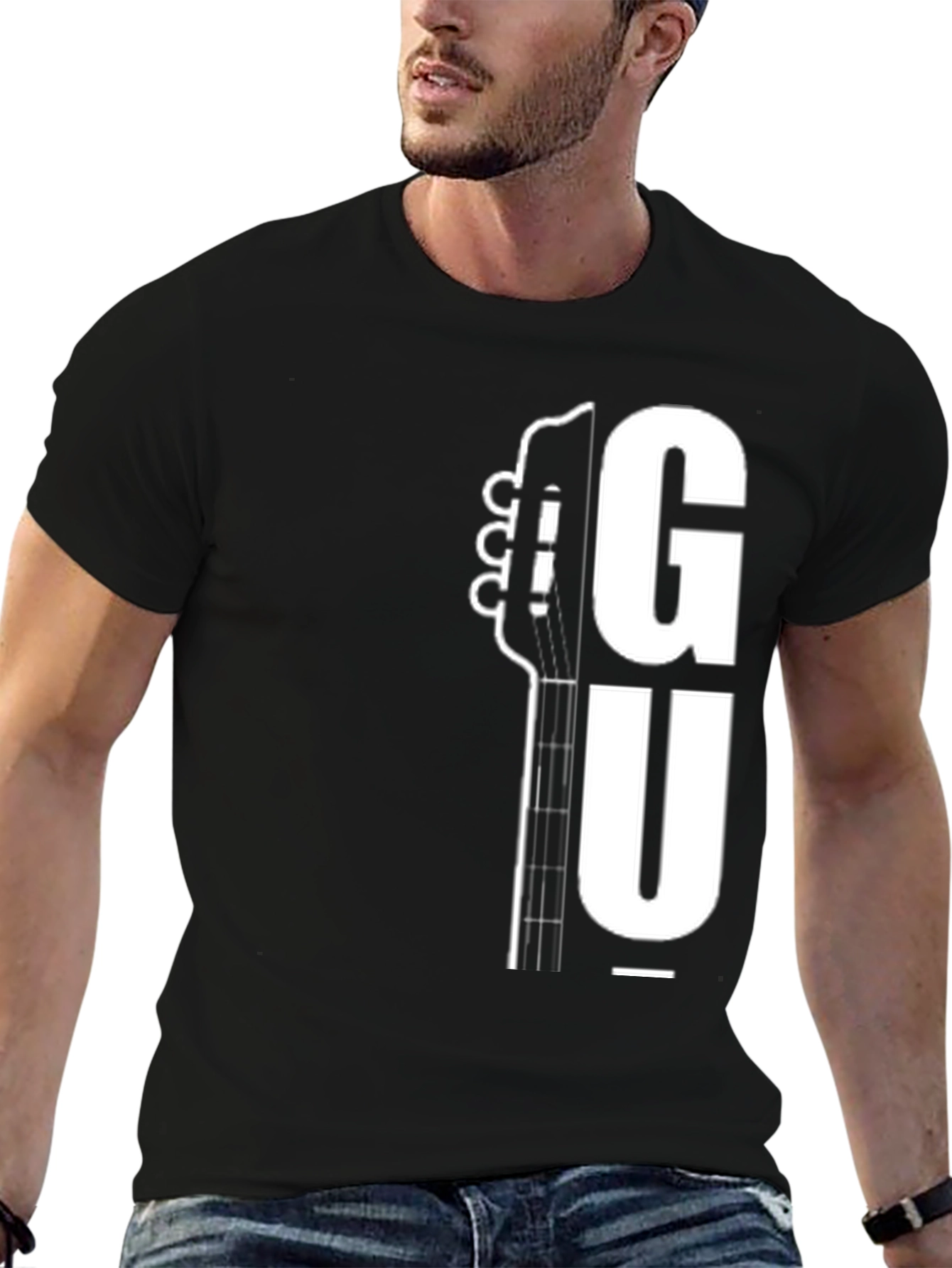 Guitar GU T-Shirt - Music Lover Tee