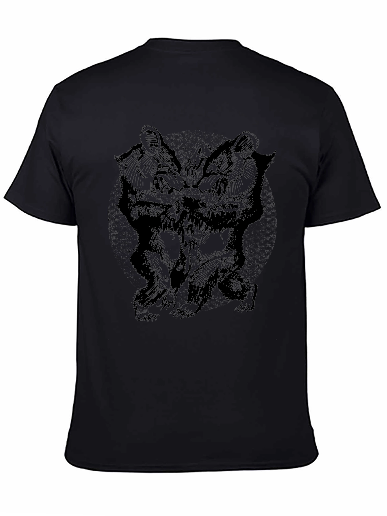 Black Bears Graphic T-Shirt - Mens Crew Neck