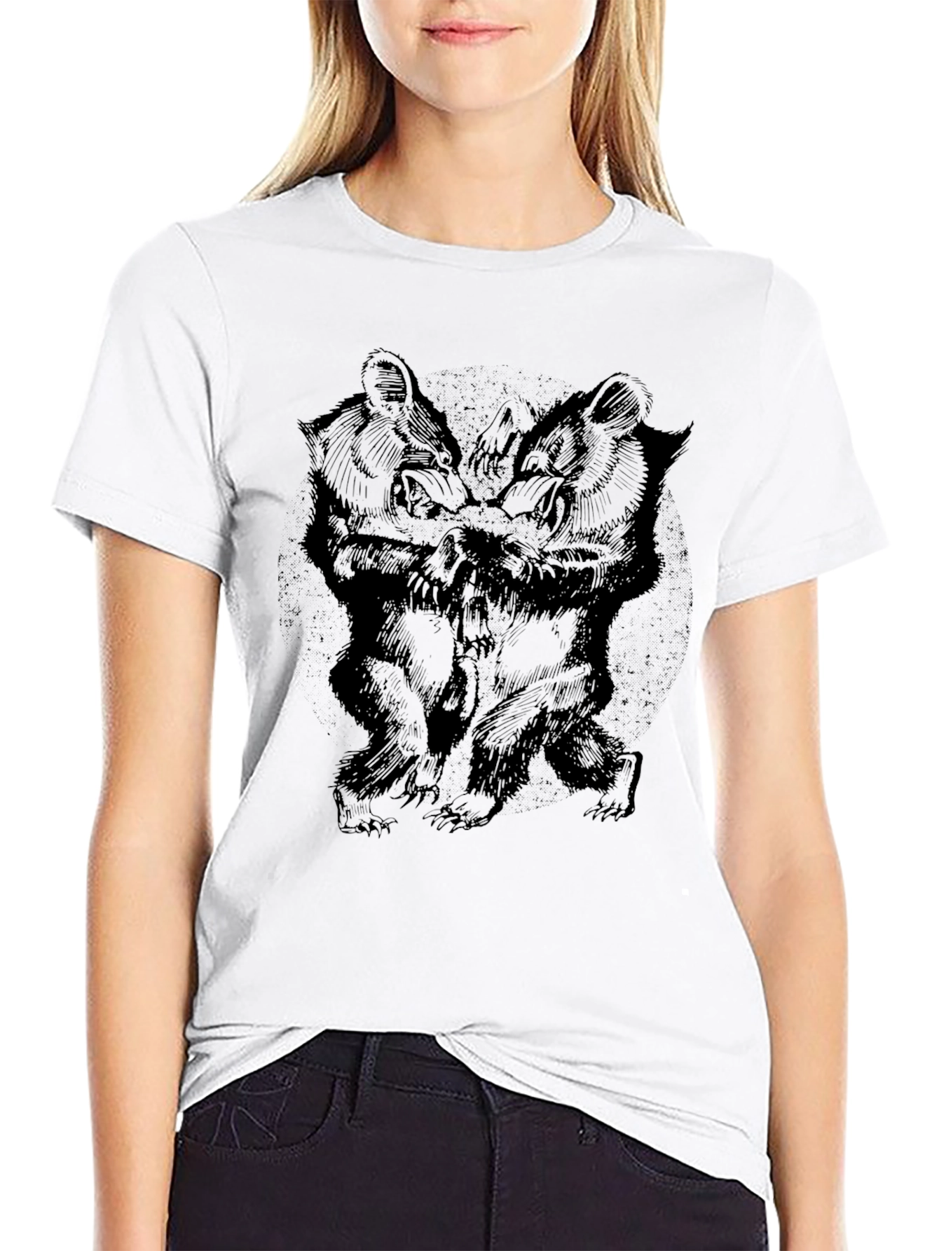 Black Bears Graphic T-Shirt - Mens Crew Neck