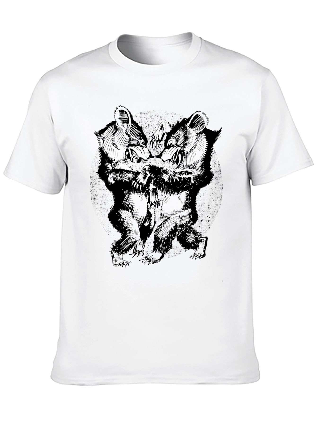 Black Bears Graphic T-Shirt - Mens Crew Neck