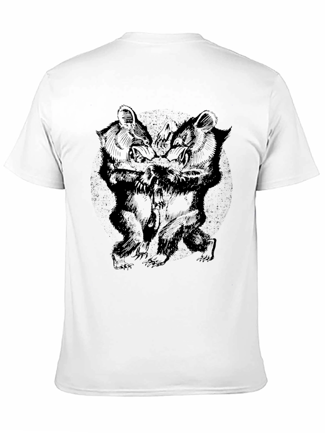 Black Bears Graphic T-Shirt - Mens Crew Neck