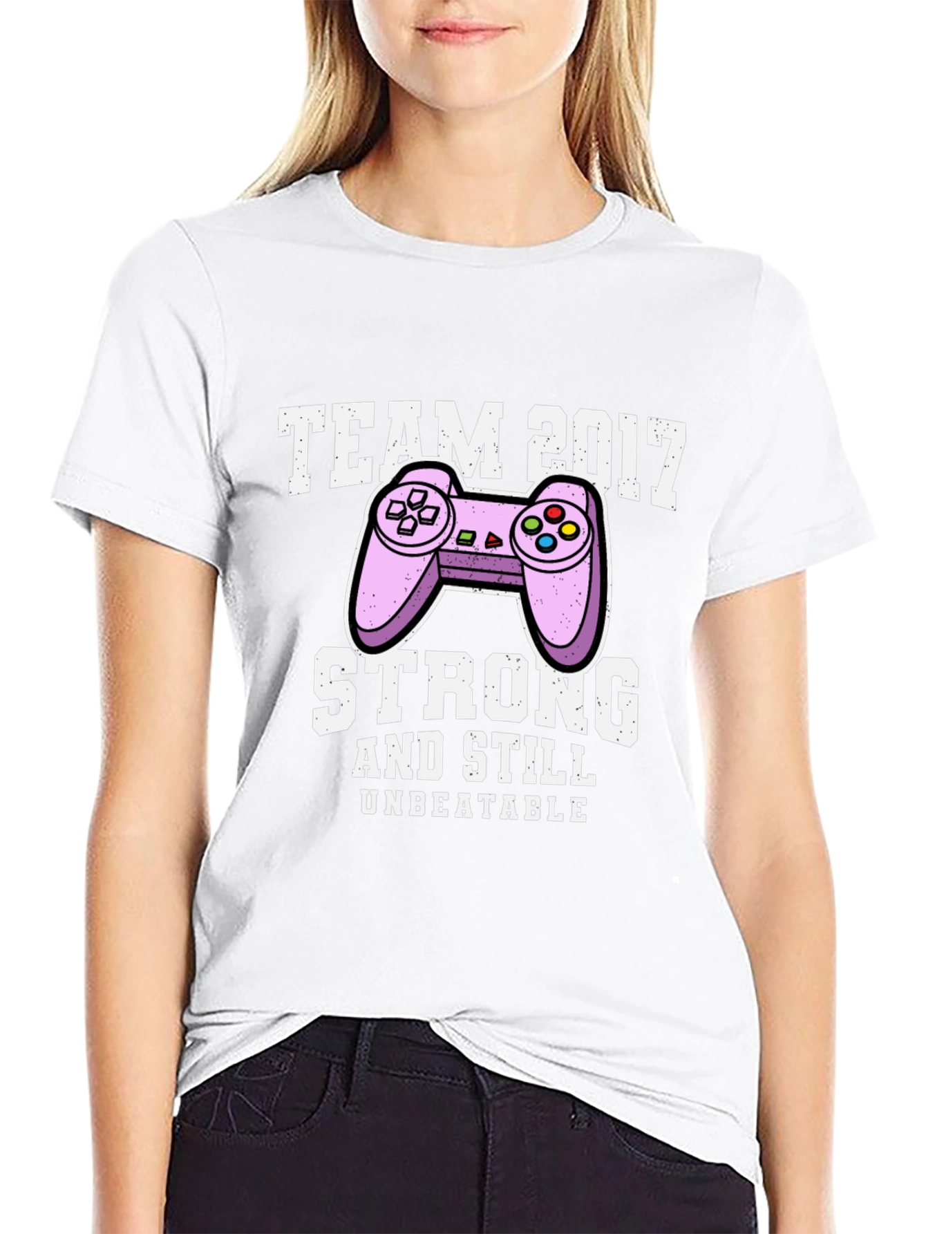 Team 2017 Gamer T-Shirt - Strong & Unbeatable!