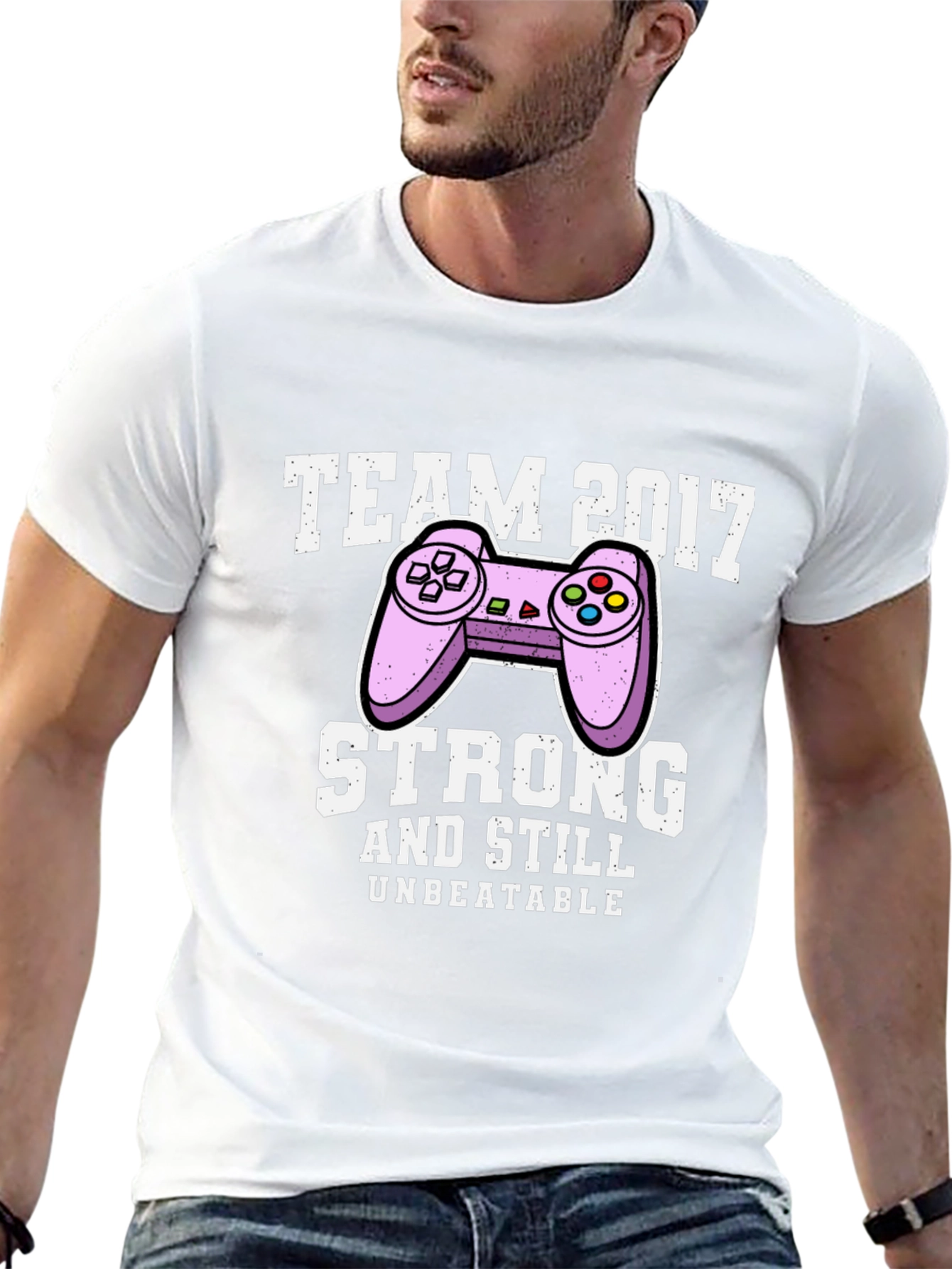 Team 2017 Gamer T-Shirt - Strong & Unbeatable!