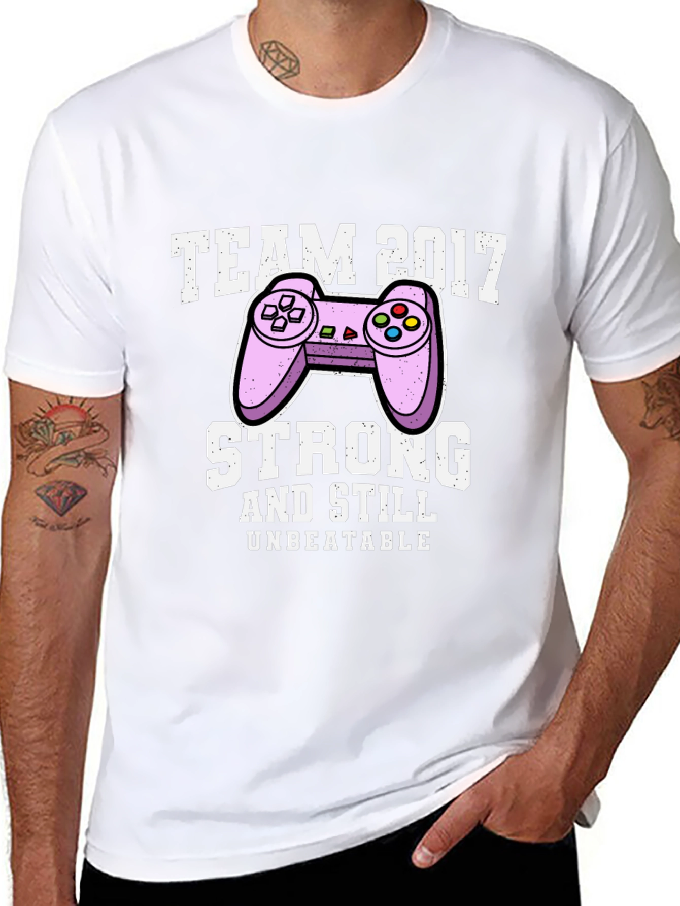 Team 2017 Gamer T-Shirt - Strong & Unbeatable!