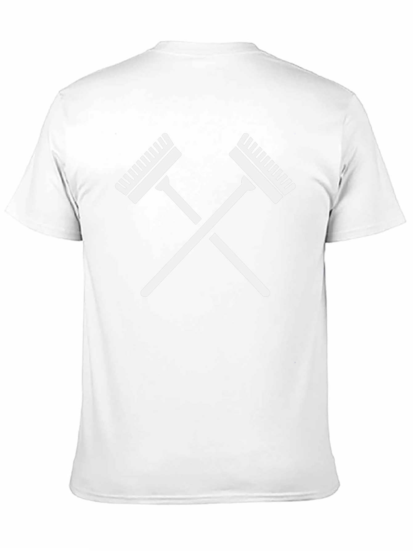 Crossed Rakes Graphic Tee - Black Casual Shirt
