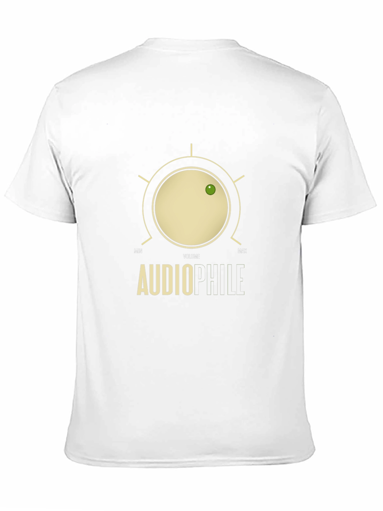 Audiophile Volume Knob Graphic T-Shirt