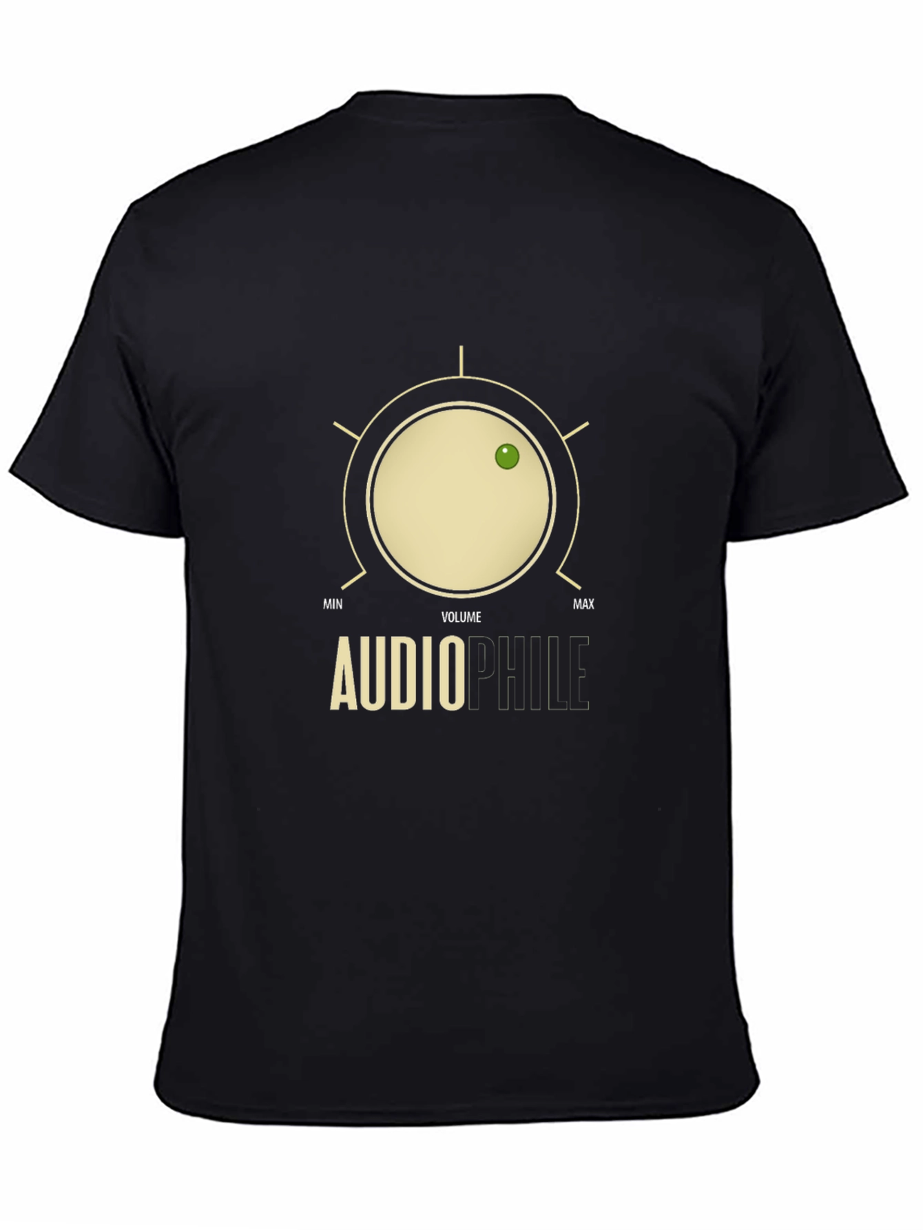 Audiophile Volume Knob Graphic T-Shirt