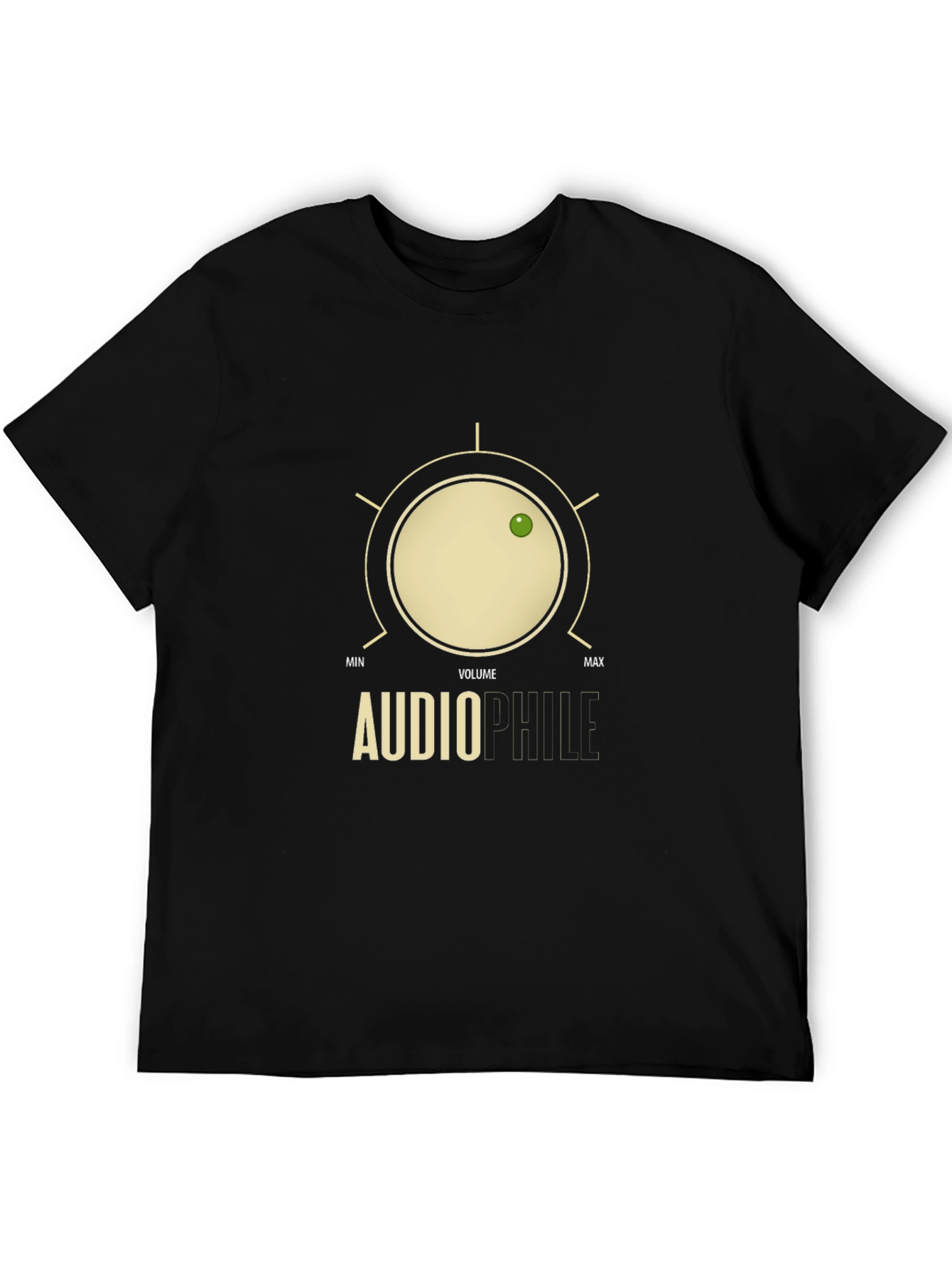 Audiophile Volume Knob Graphic T-Shirt