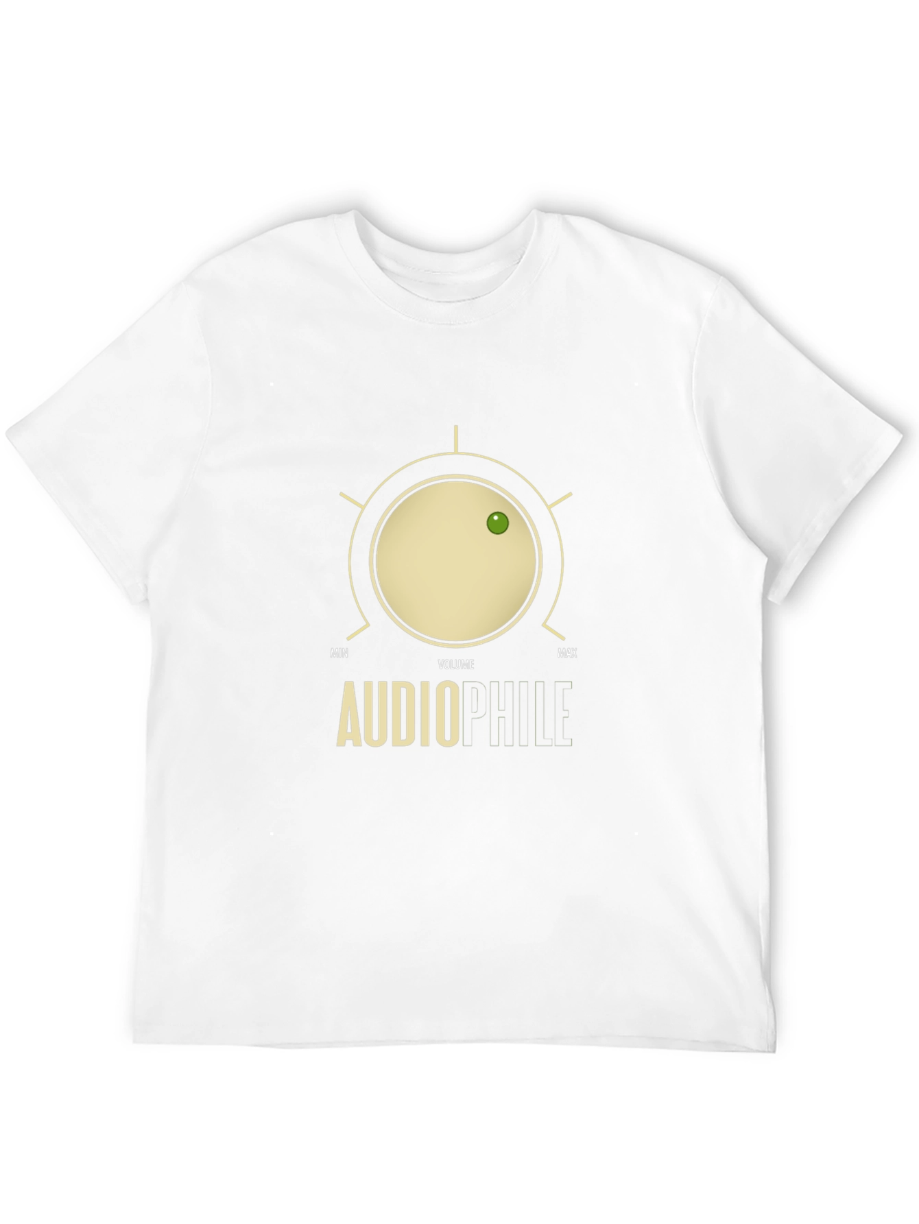 Audiophile Volume Knob Graphic T-Shirt