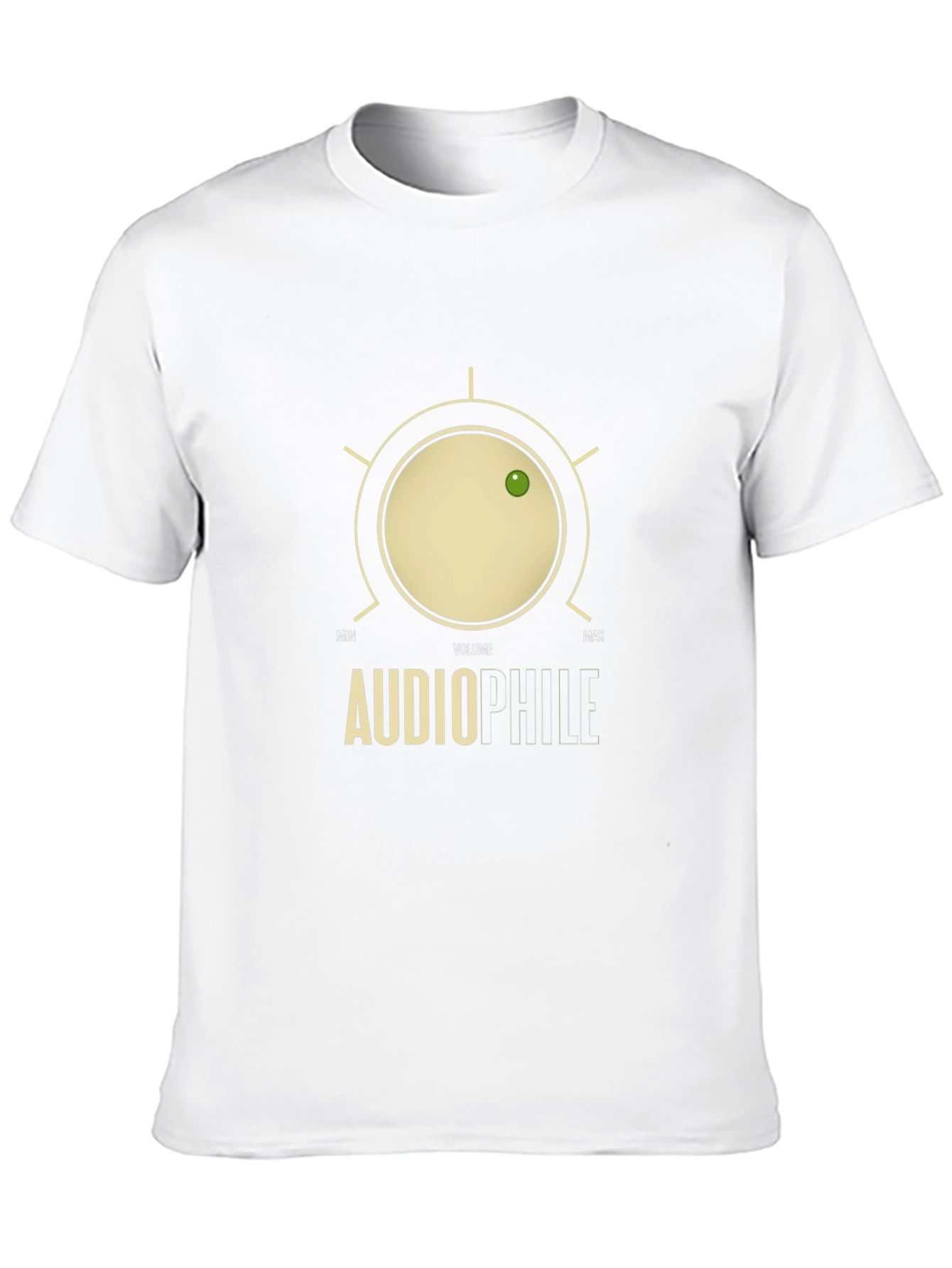 Audiophile Volume Knob Graphic T-Shirt